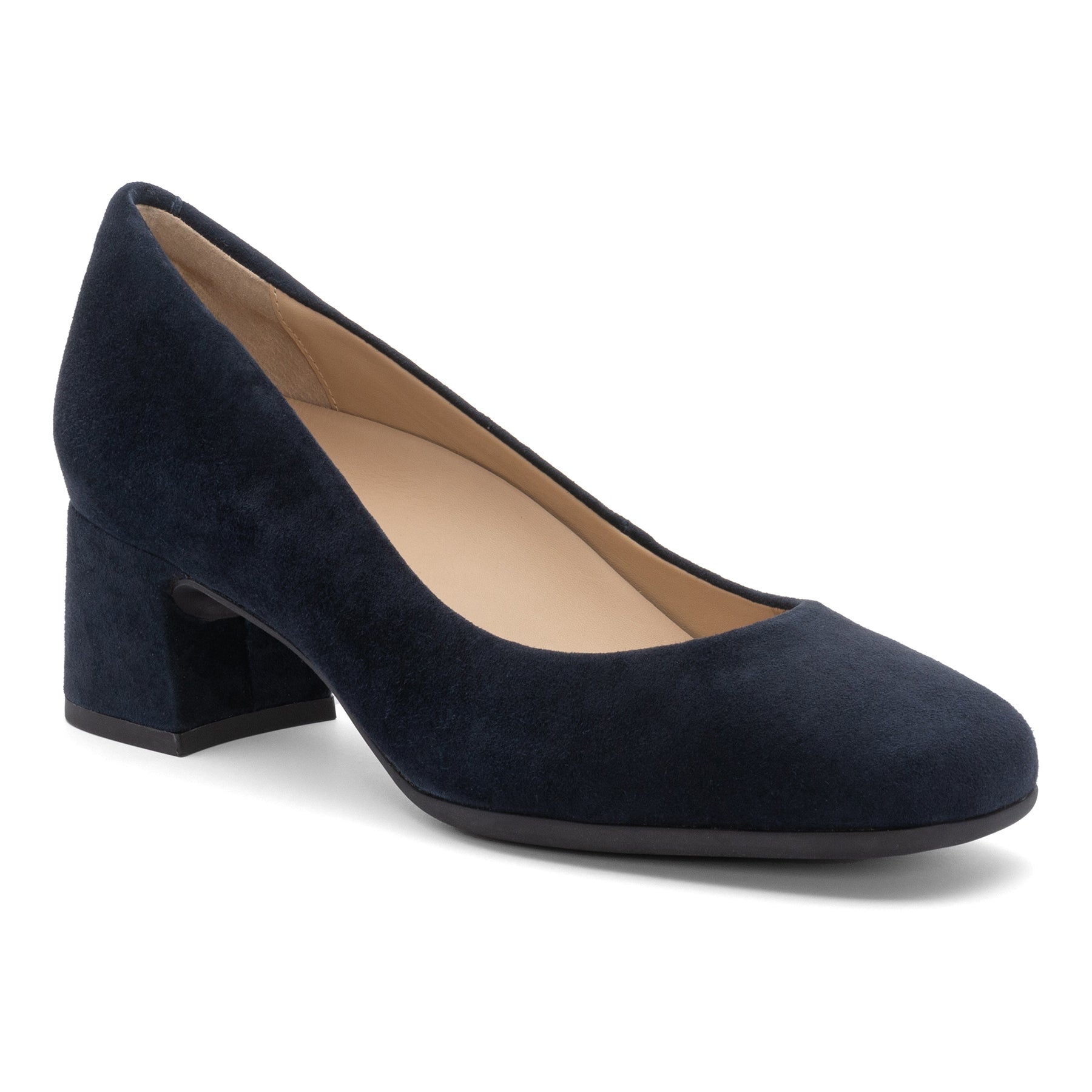 ABEO Footwear Avenue Pump Metatarsal Navy Suede