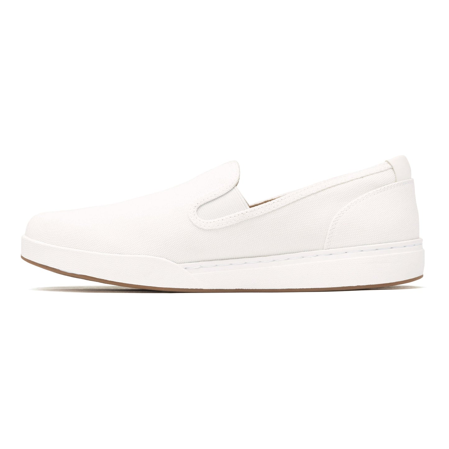 ABEO Footwear Encore Slip On Metatarsal White Canvas