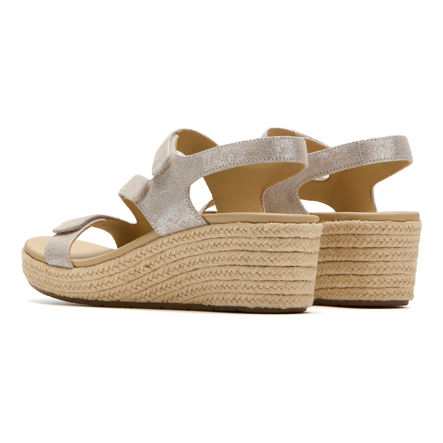ABEO Footwear Riviera Adjustable Sandal Metatarsal Taupe Metallic