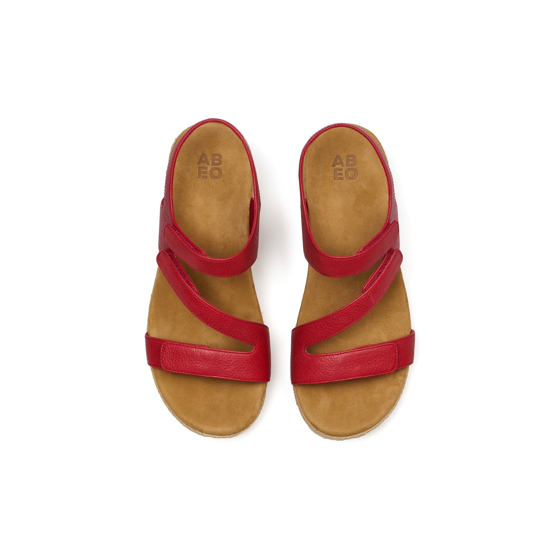ABEO Footwear Riviera Adjustable Sandal Metatarsal Red