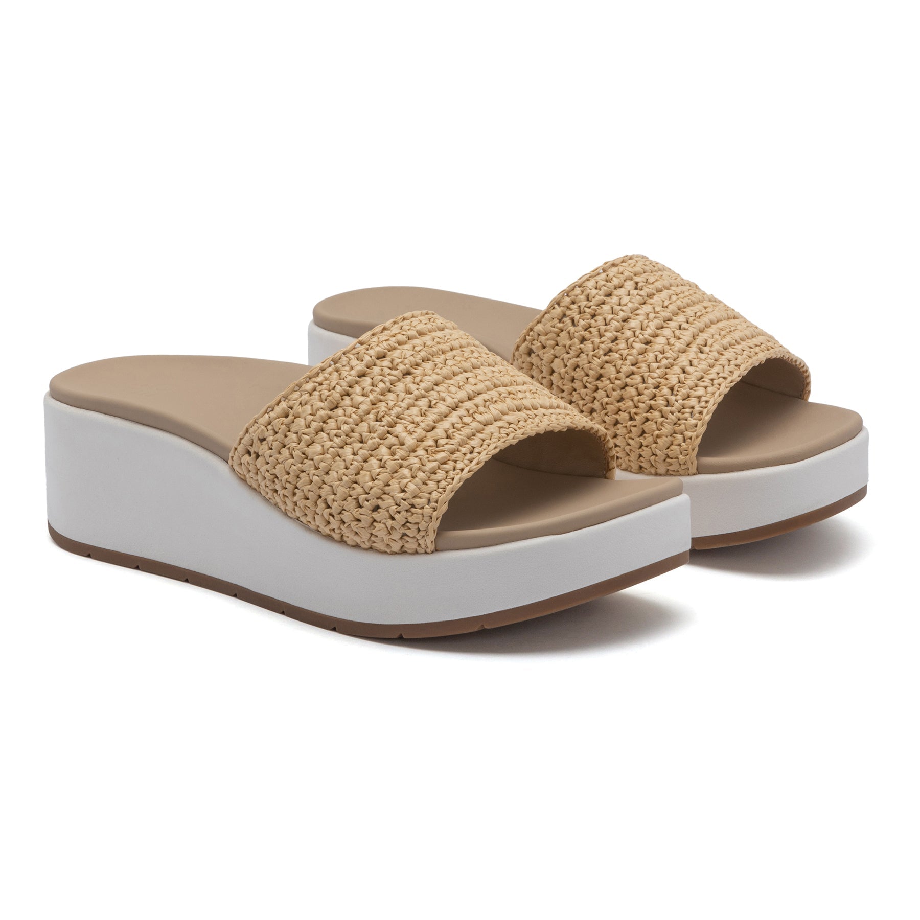 ABEO Footwear Solstice Slide Metatarsal Raffia