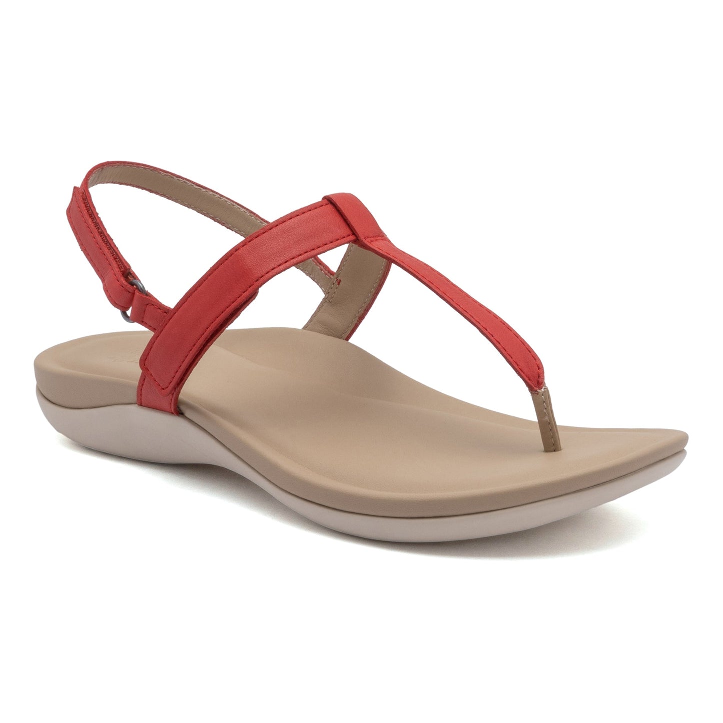 ABEO Footwear Oasis T Strap Metatarsal Red