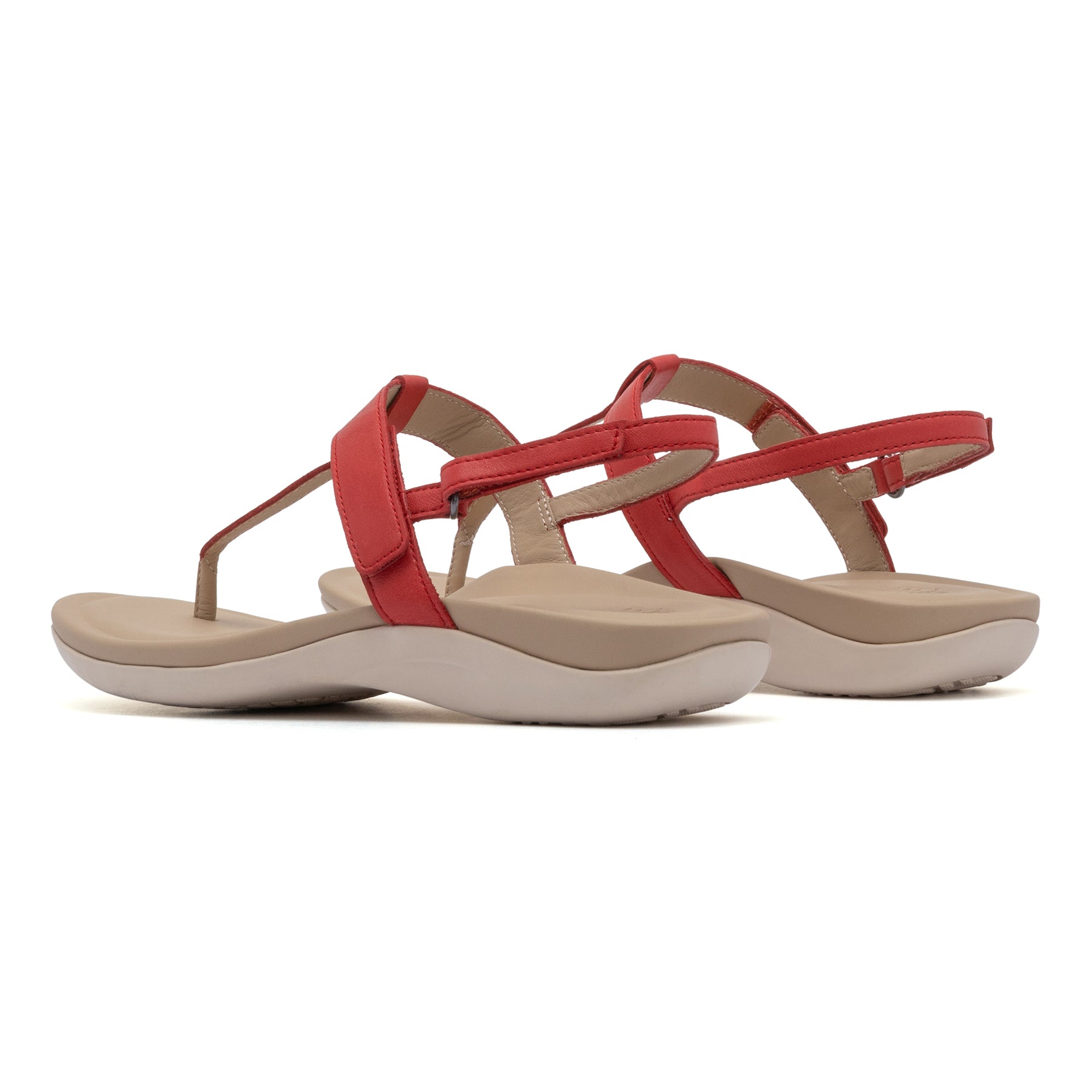 ABEO Footwear Oasis T Strap Metatarsal Red