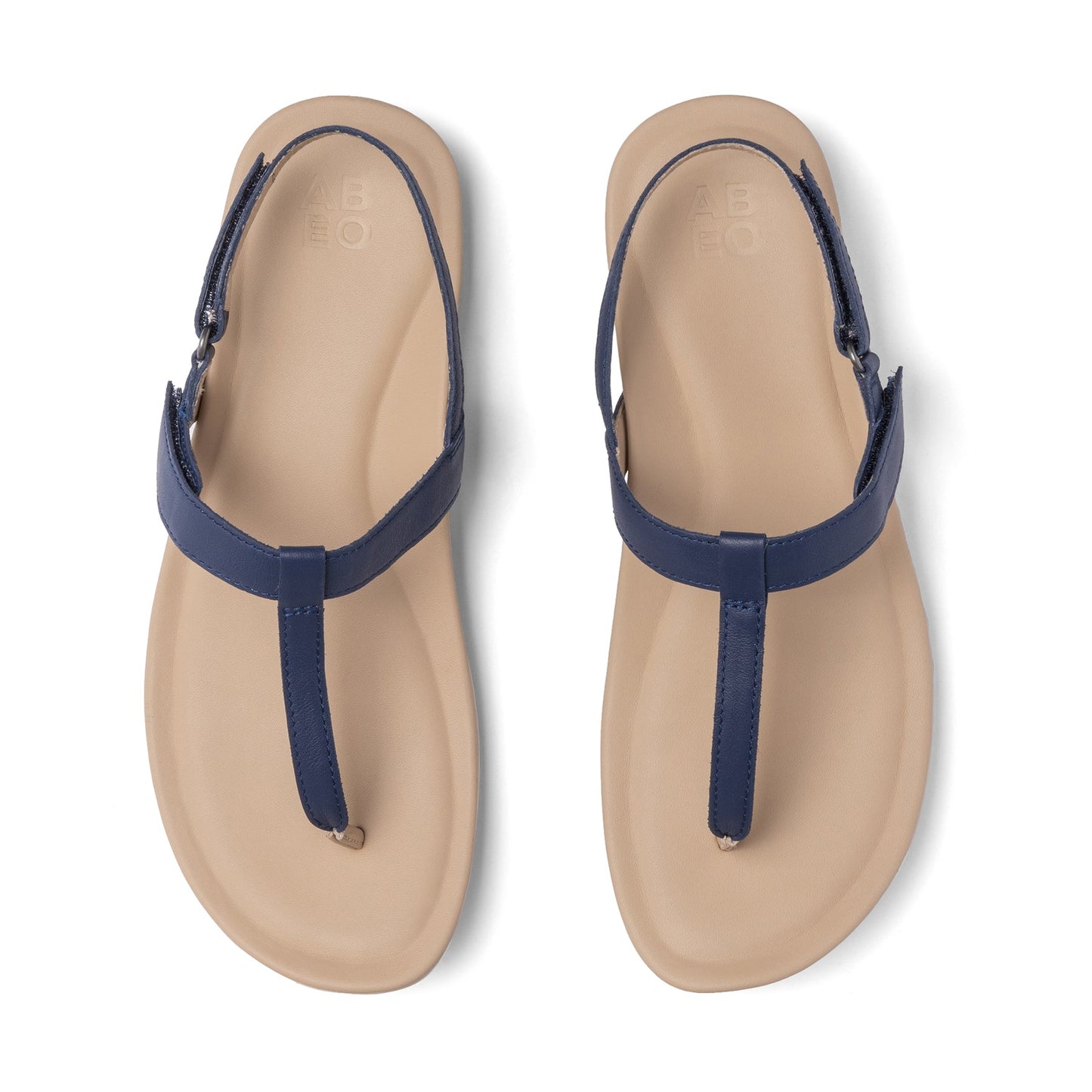 ABEO Footwear Oasis T Strap Metatarsal Navy