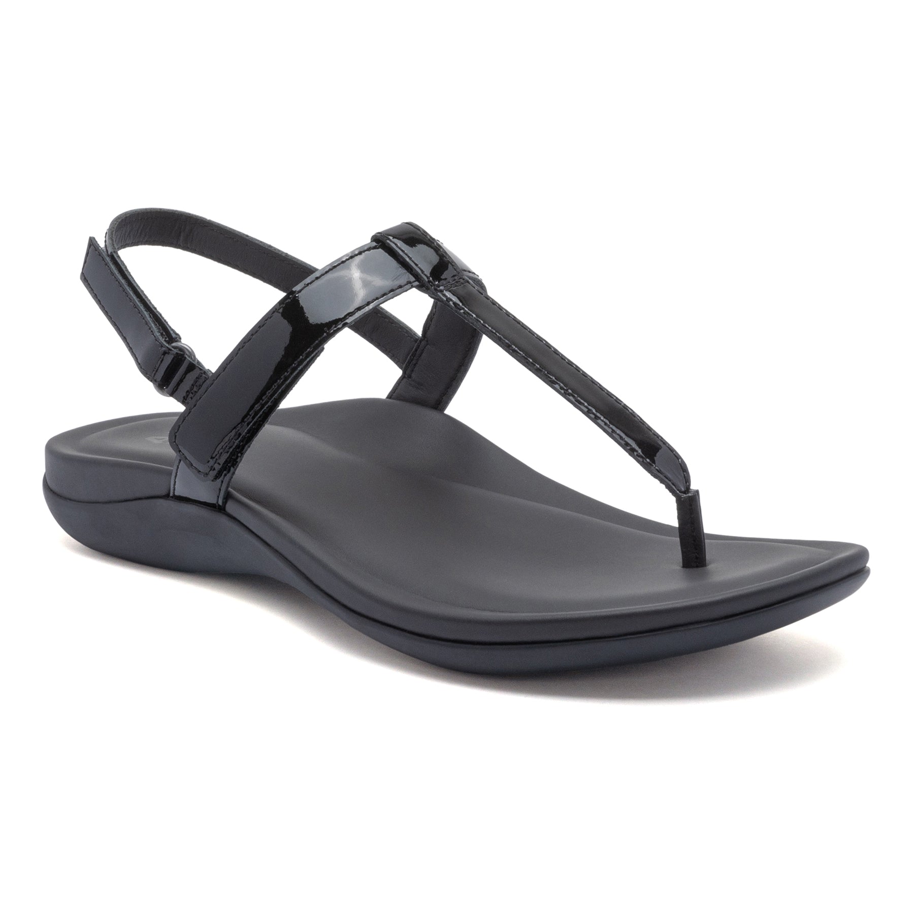 ABEO Footwear Oasis T Strap Metatarsal Black