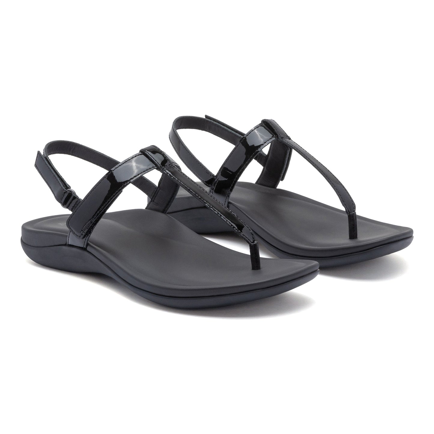 ABEO Footwear Oasis T Strap Metatarsal Black