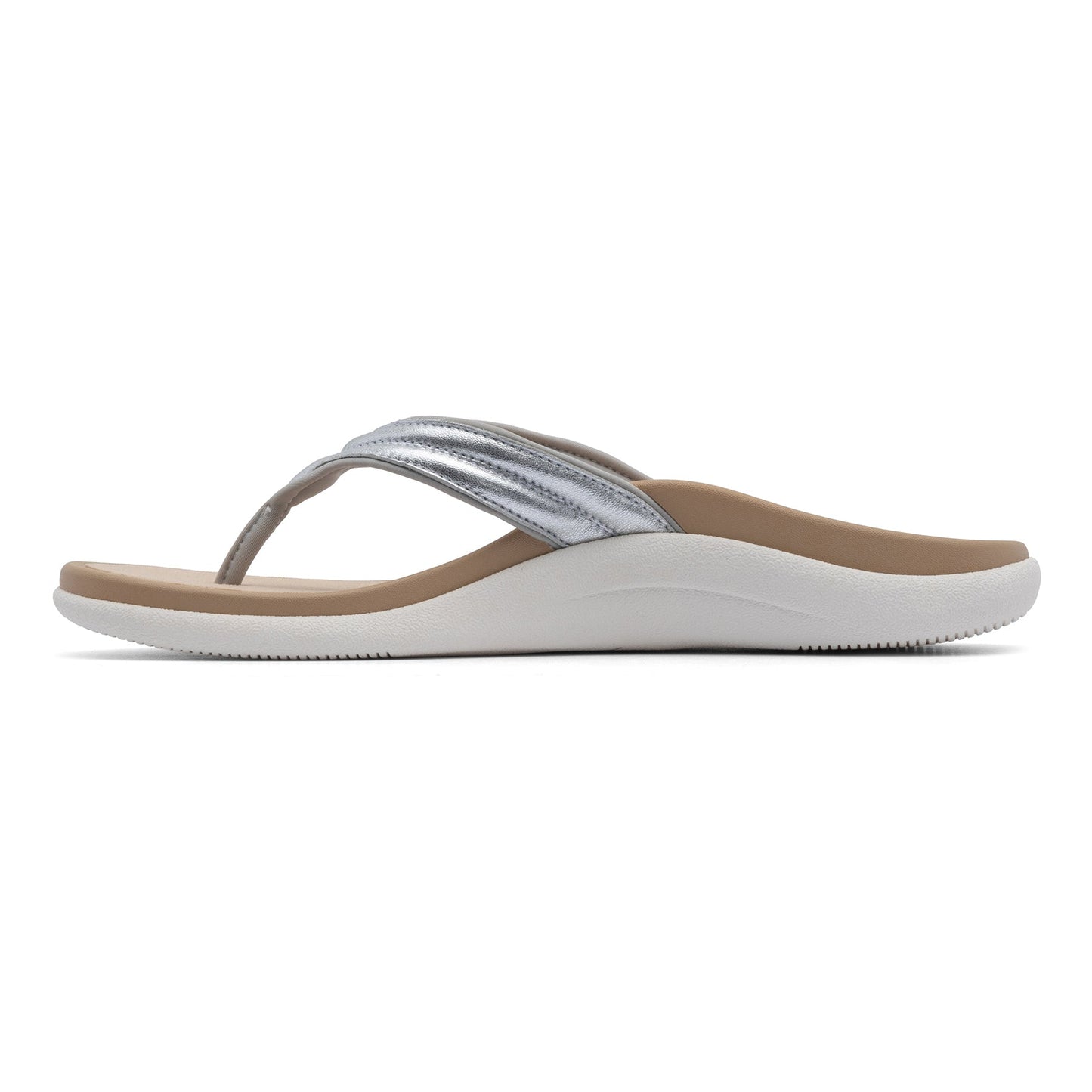 ABEO Footwear Laguna Thin Strap Metatarsal Silver