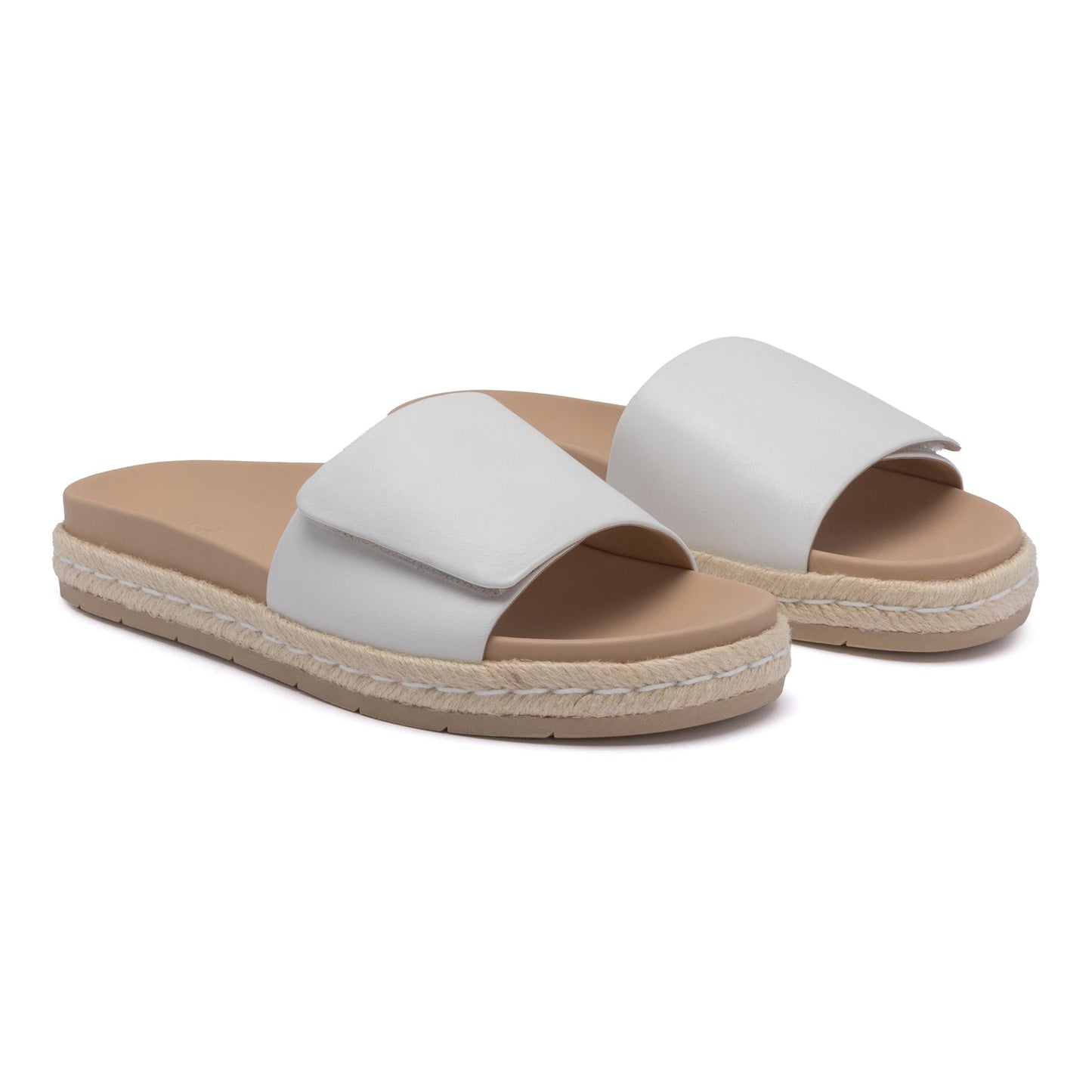 ABEO Footwear Isle Slide Metatarsal White Leather