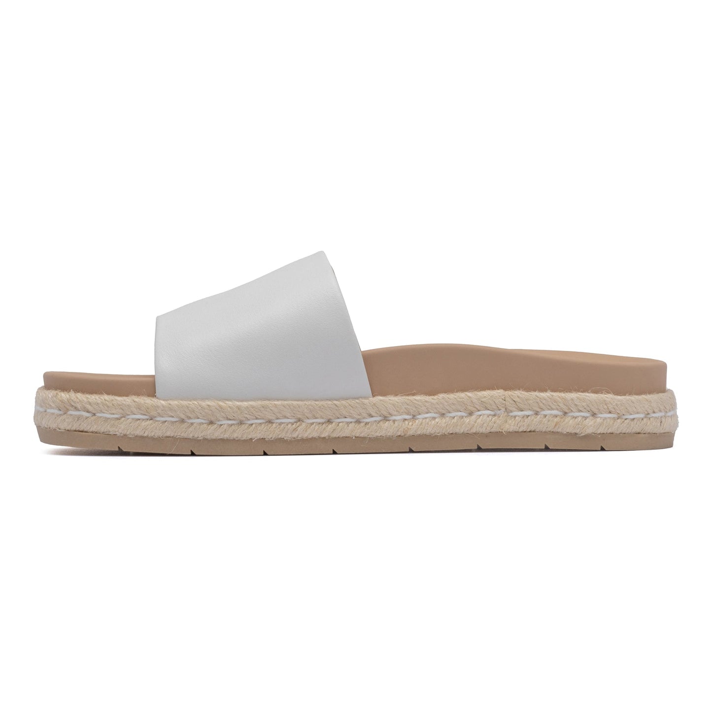 ABEO Footwear Isle Slide Metatarsal White Leather