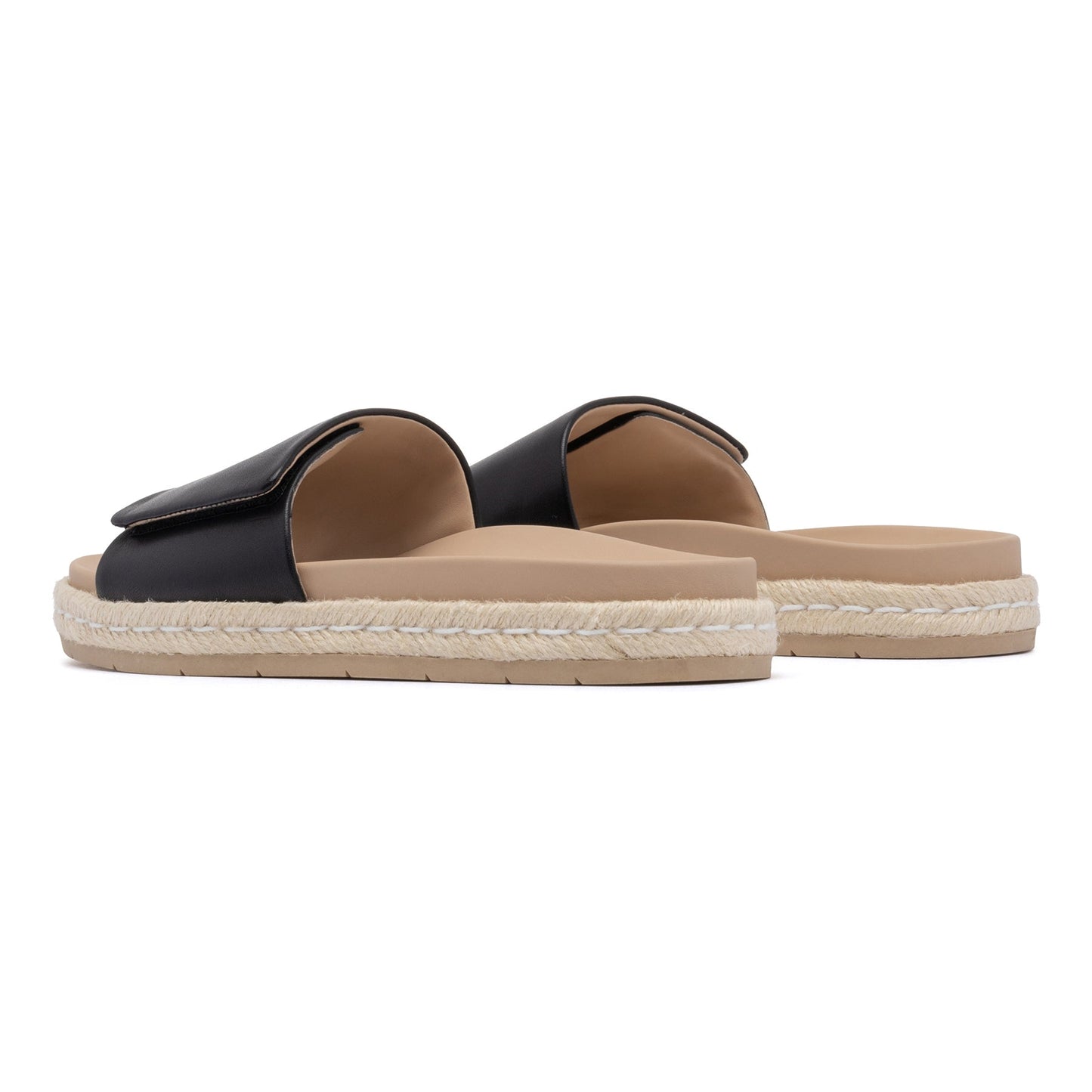 ABEO Footwear Isle Slide Metatarsal Black Leather