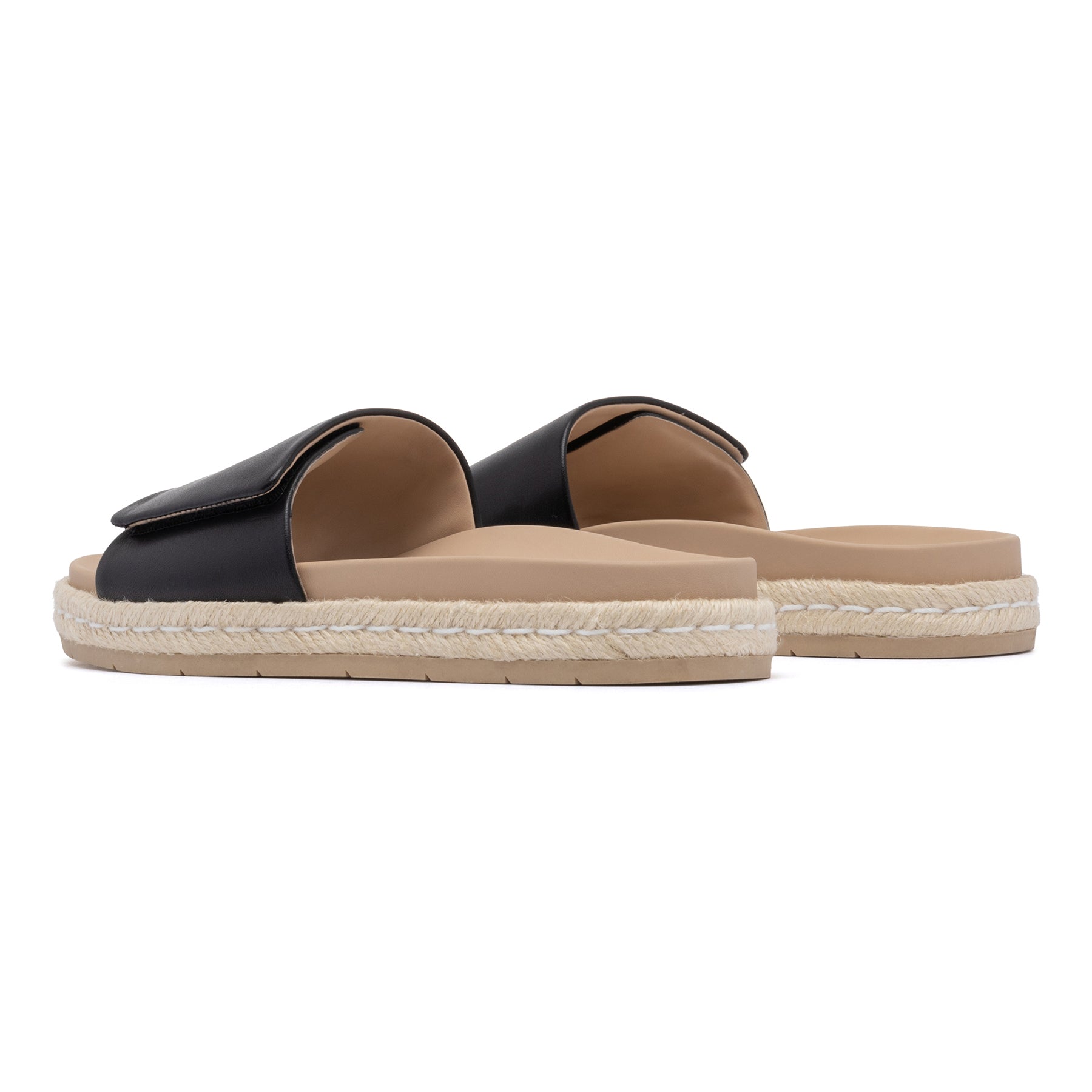ABEO Footwear Isle Slide Metatarsal Black Leather