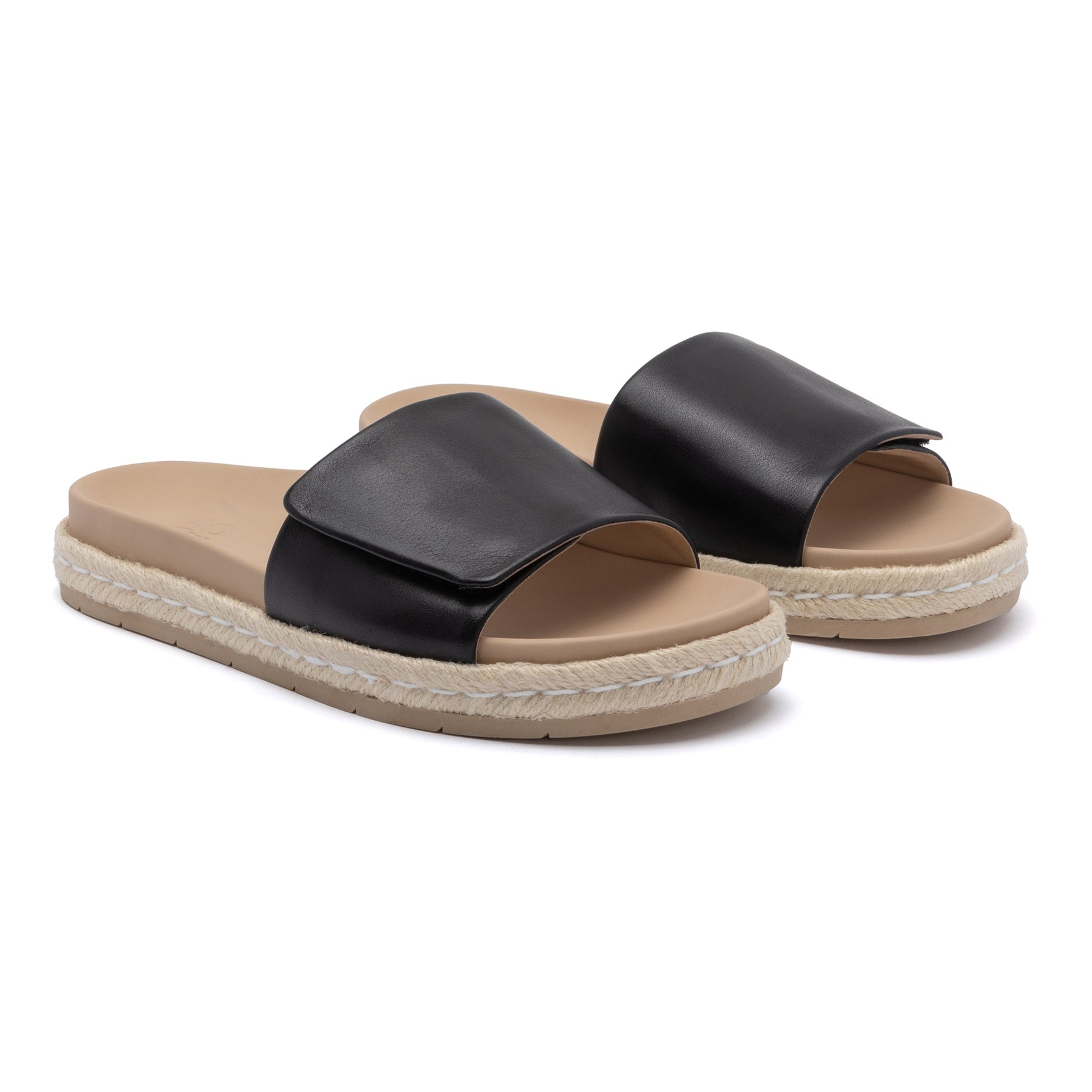 ABEO Footwear Isle Slide Metatarsal Black Leather