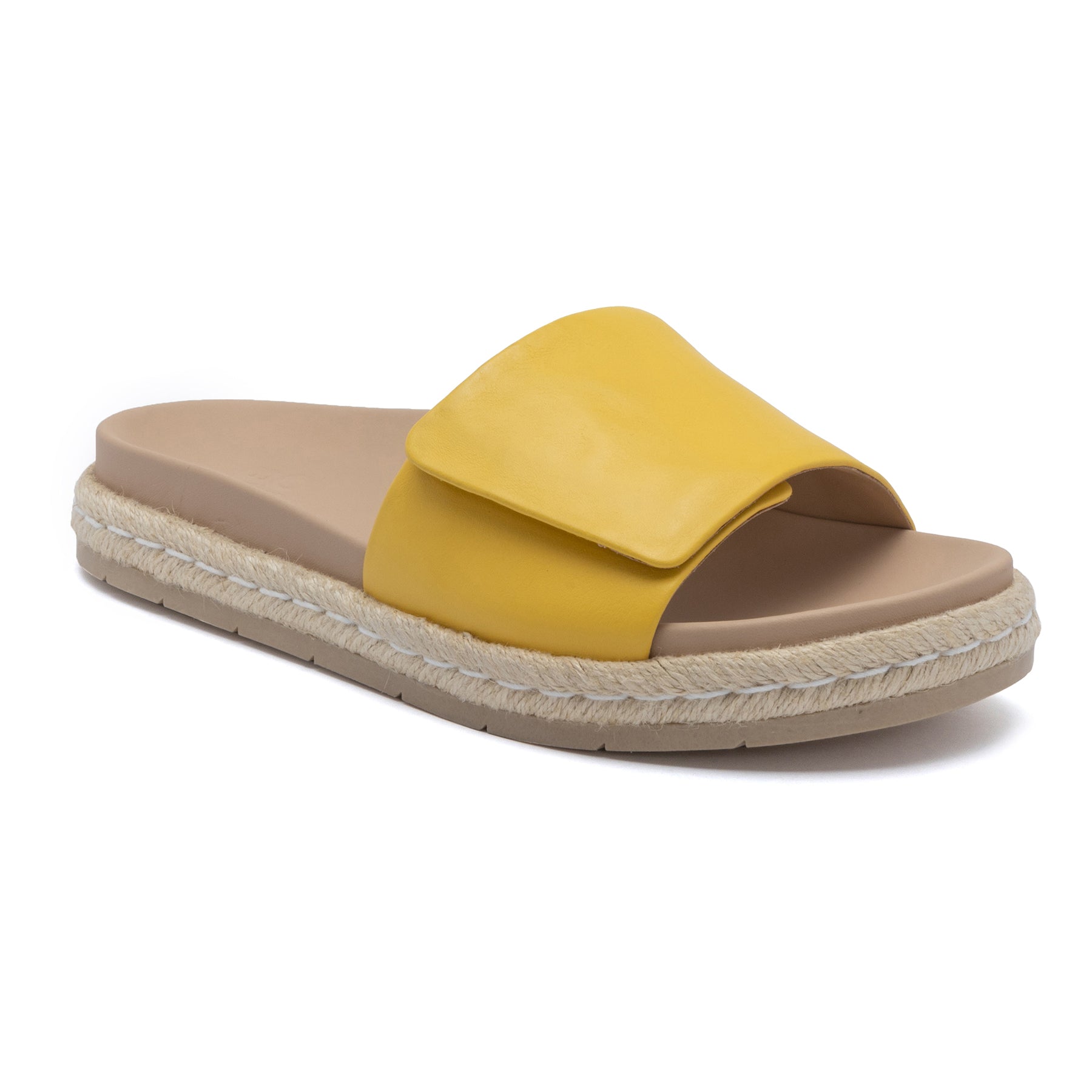 ABEO Footwear Isle Slide Metatarsal Yellow Leather