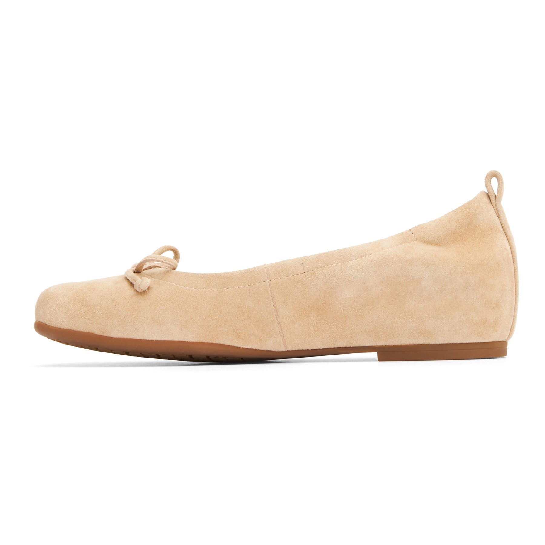 ABEO Footwear Cadence Bow Cuban Sand Suede
