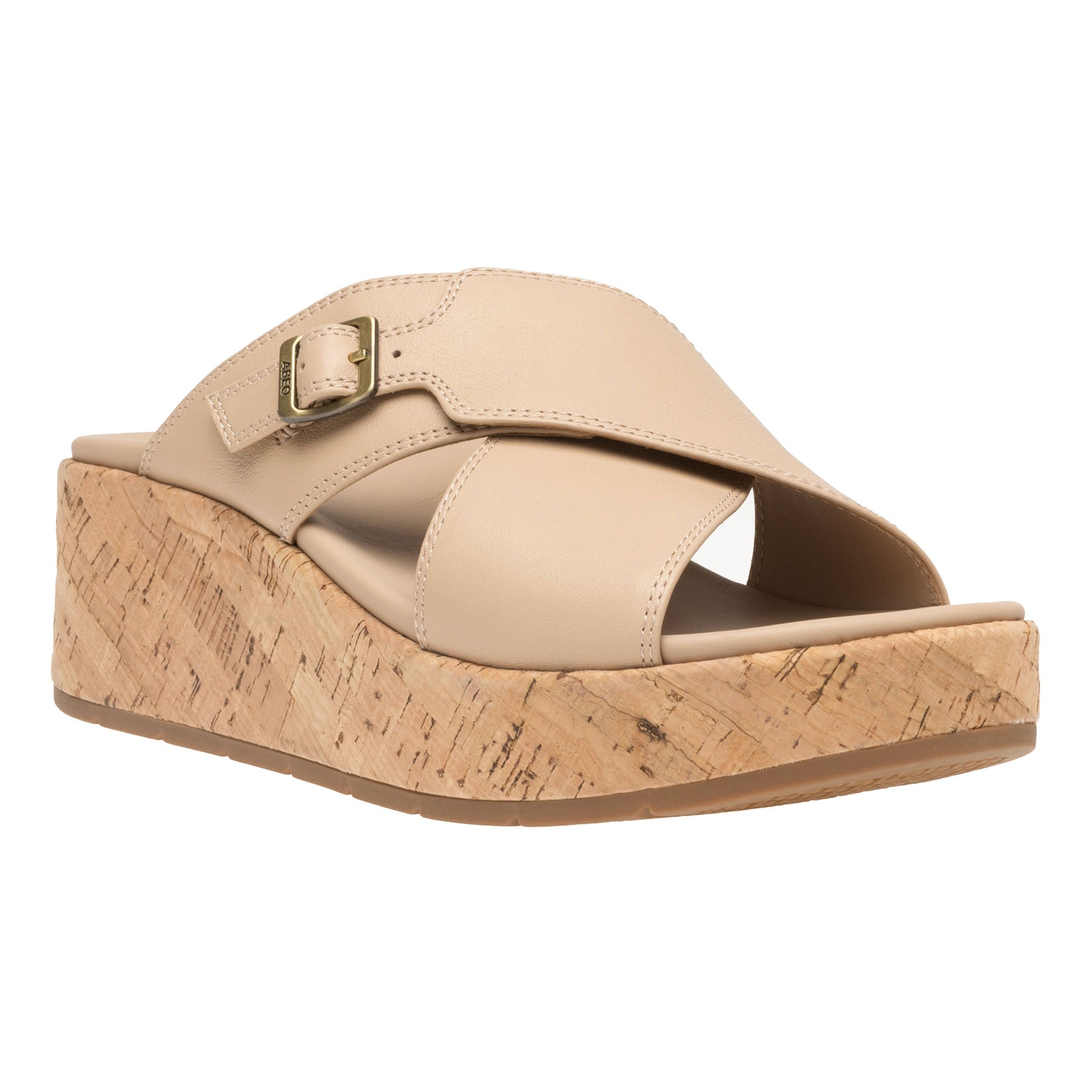 ABEO Footwear Solstice Cross Slide Cuban Sand