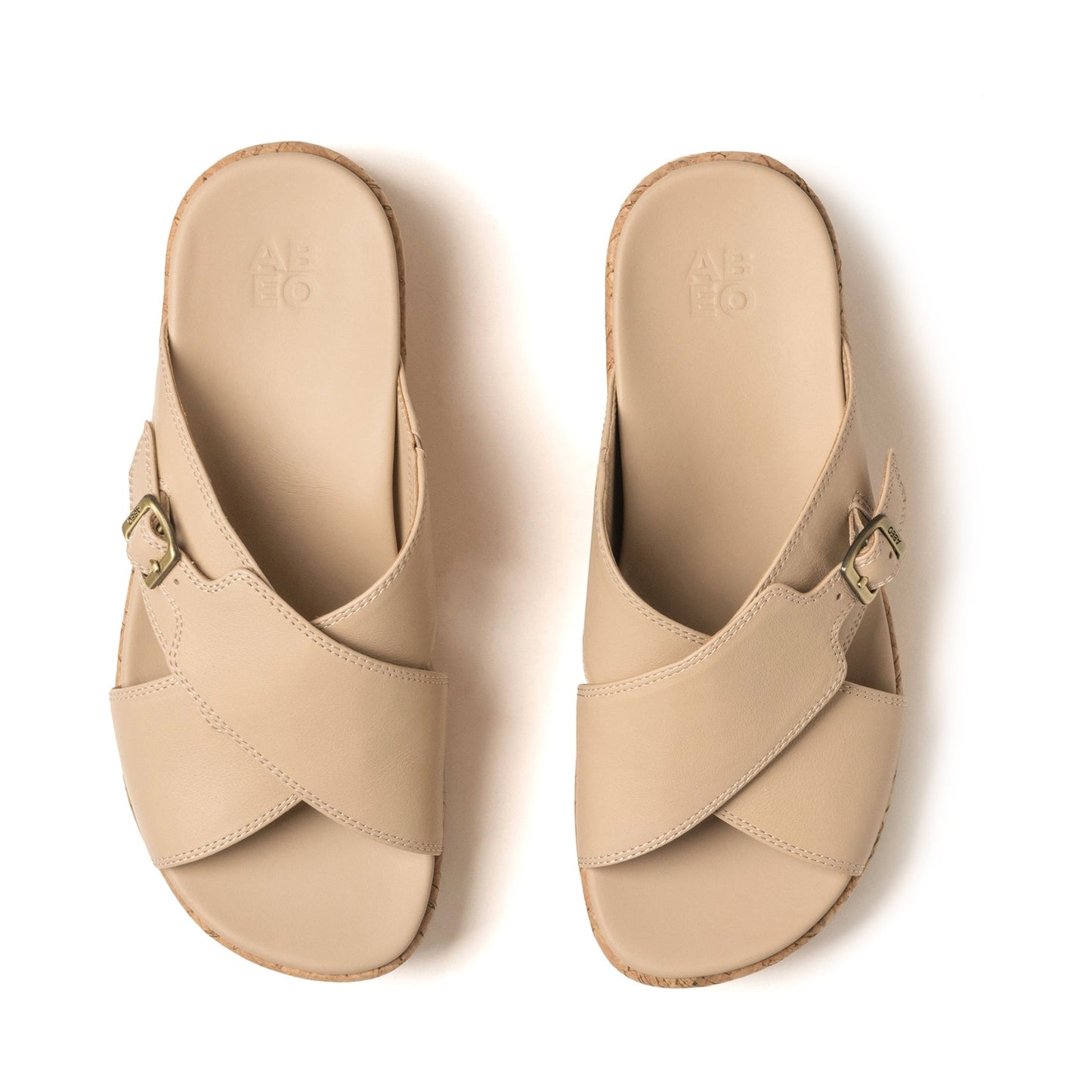 ABEO Footwear Solstice Cross Slide Cuban Sand