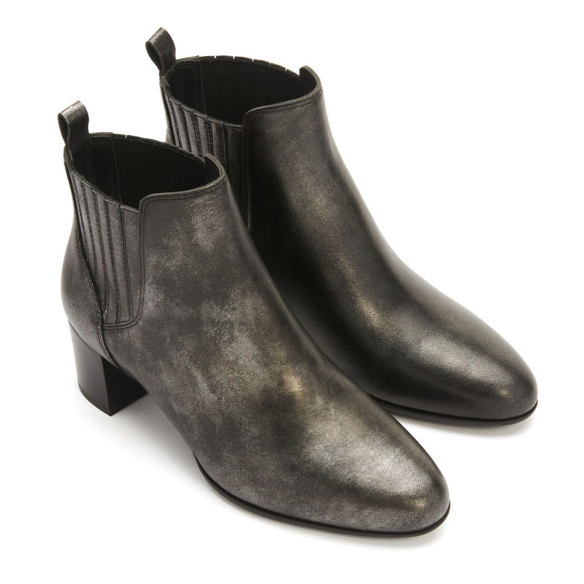 ABEO Footwear Plaza Chelsea Silver Metallic
