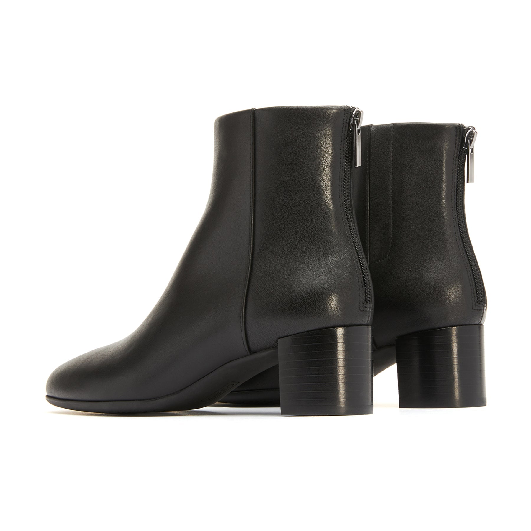 ABEO Footwear Plaza Back Zip Black