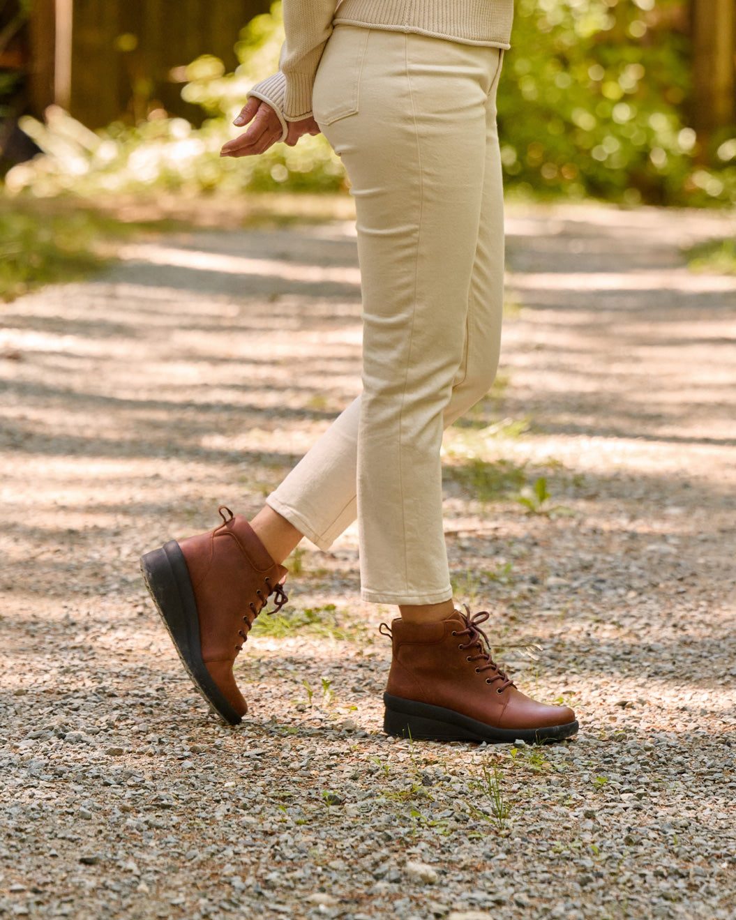ABEO Footwear Passage Lace Up Dark Tan