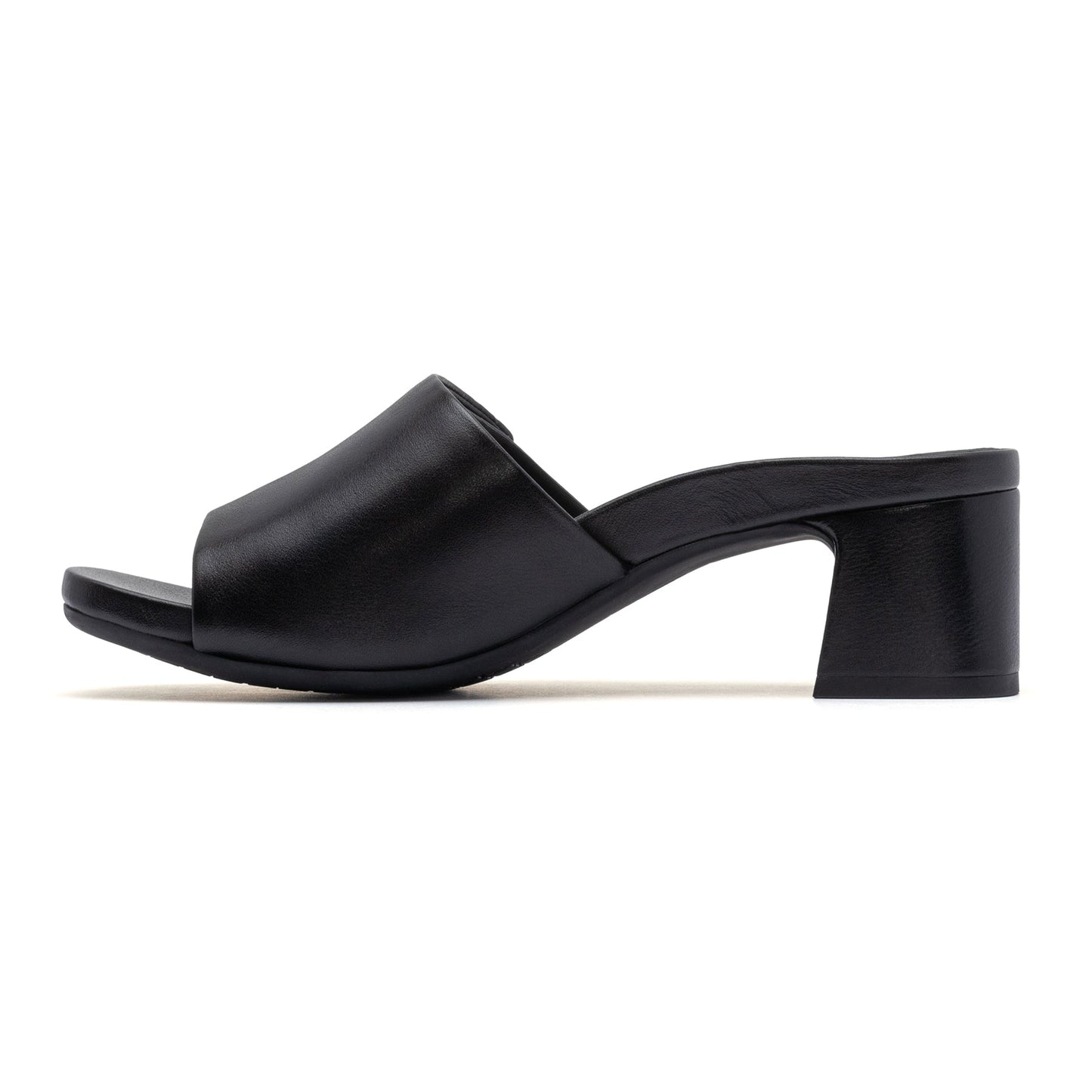 ABEO Footwear Avenue Slide Black Leather