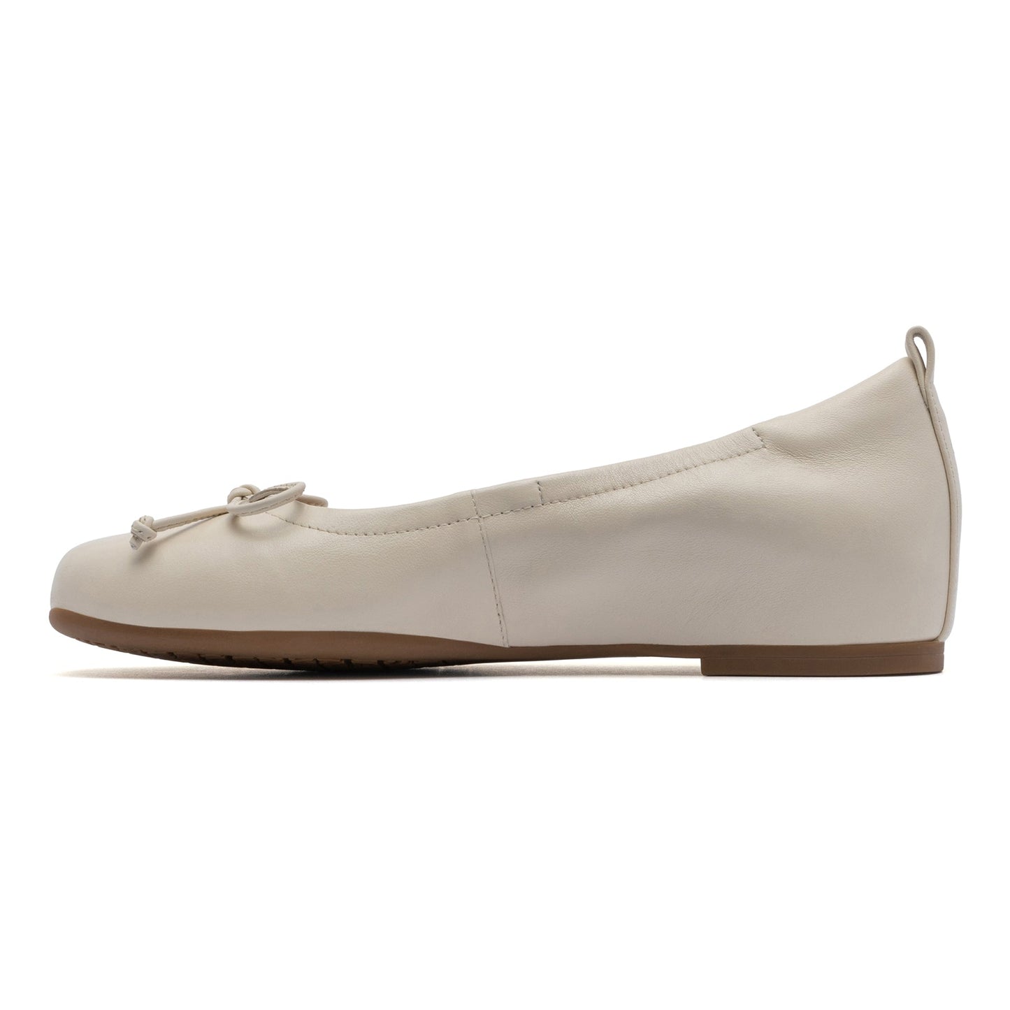 ABEO Footwear Cadence Bow Off White Leather