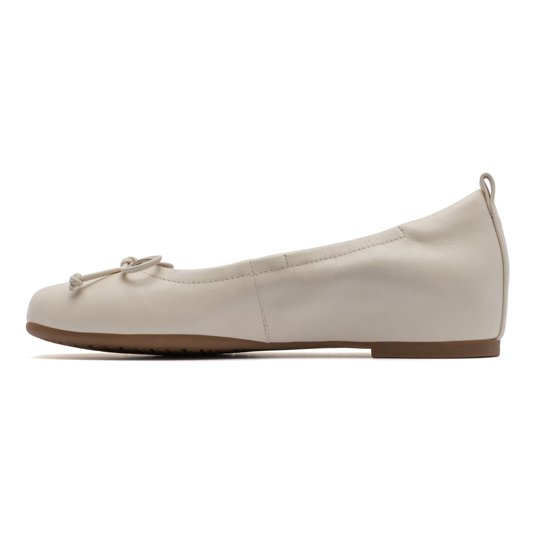 ABEO Footwear Cadence Bow Off White Leather