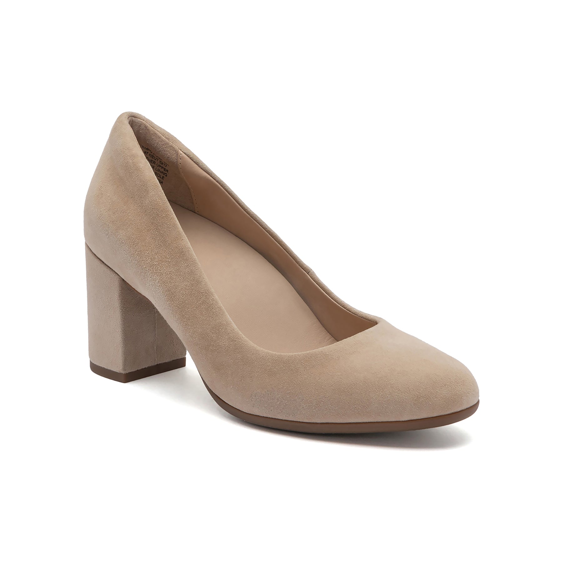 ABEO Footwear Tempo Pump Cuban Sand Suede