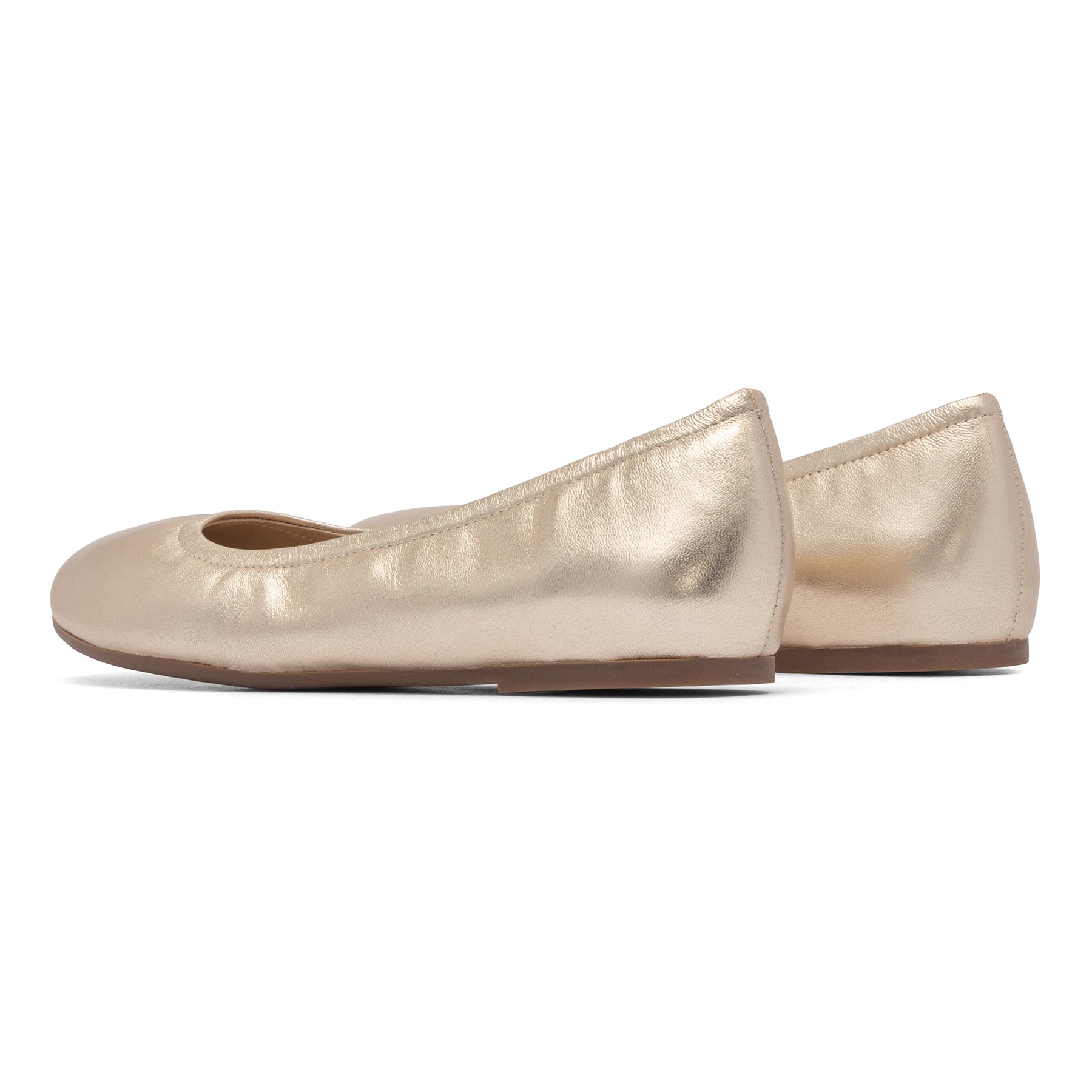 ABEO Footwear Promenade Flat Gold