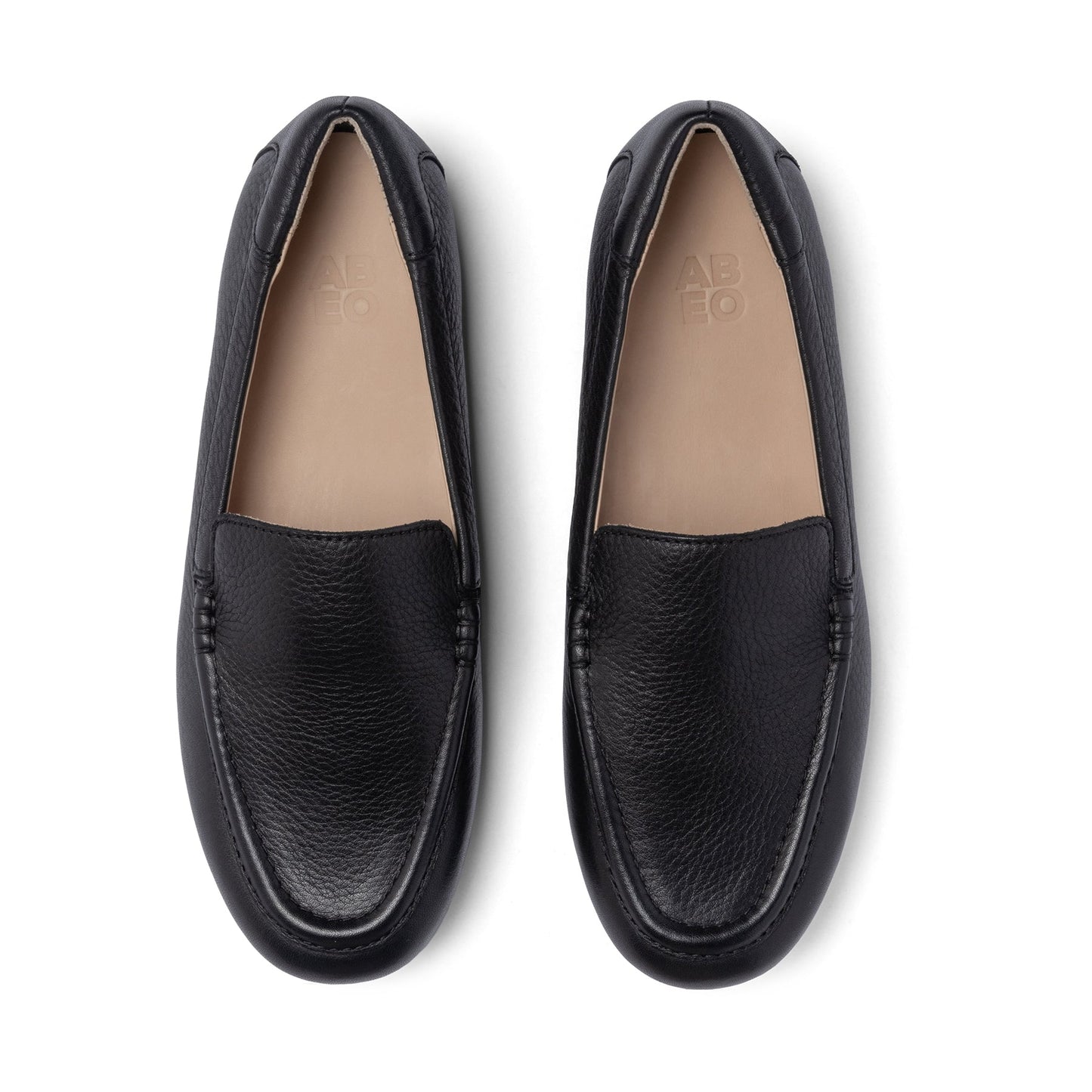 ABEO Footwear Harbor Black Pebble Leather