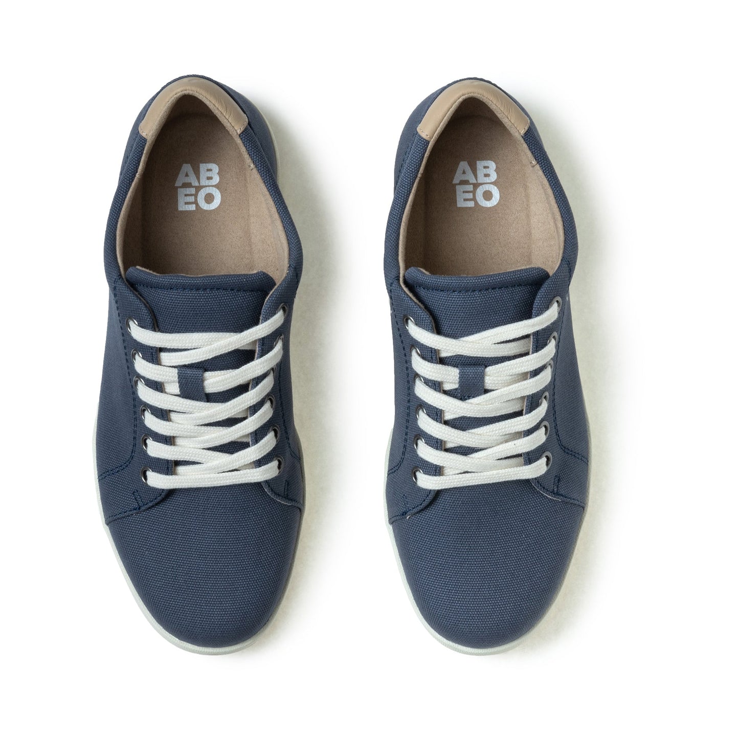 ABEO Footwear Encore Sneaker Navy Canvas