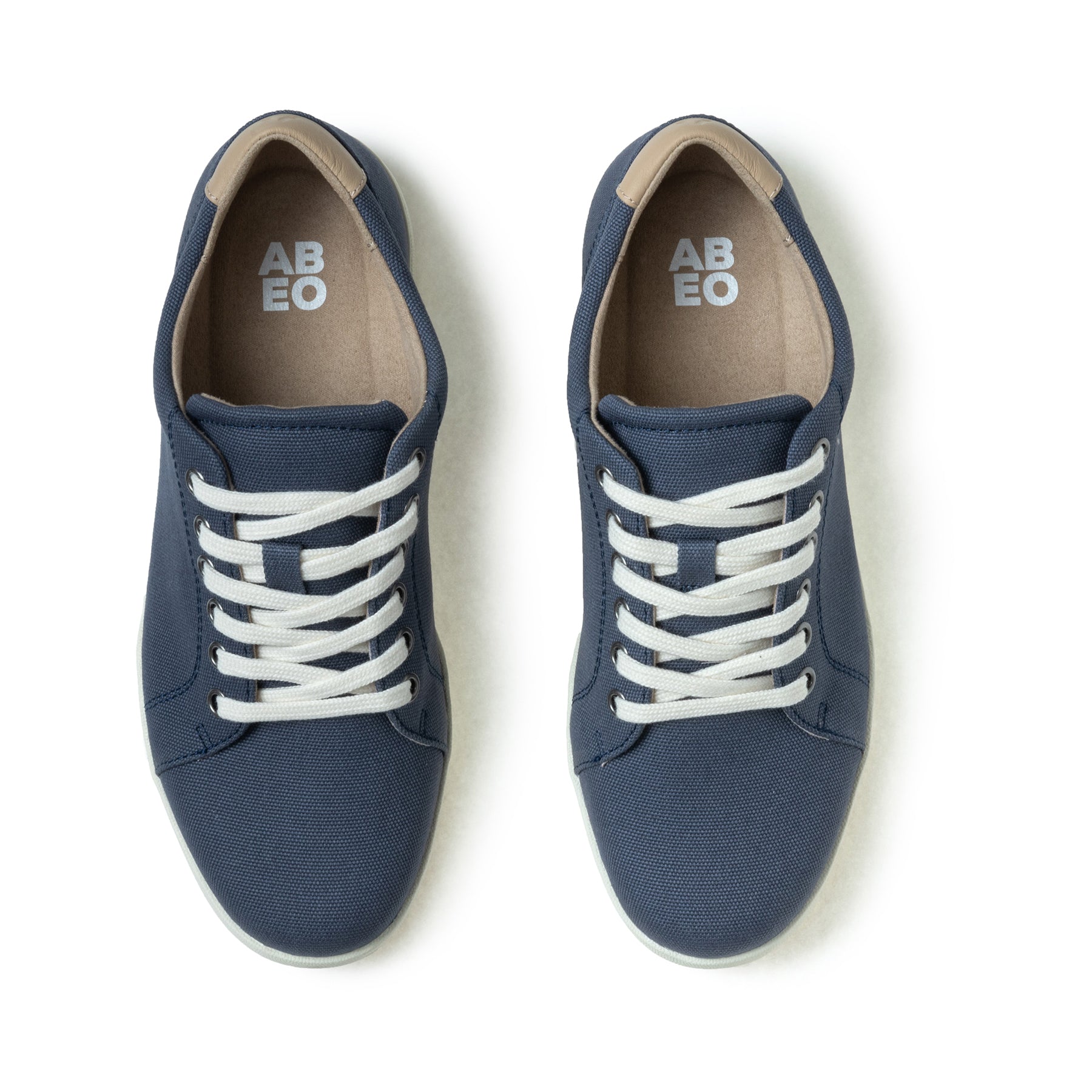 ABEO Footwear Encore Sneaker Navy Canvas