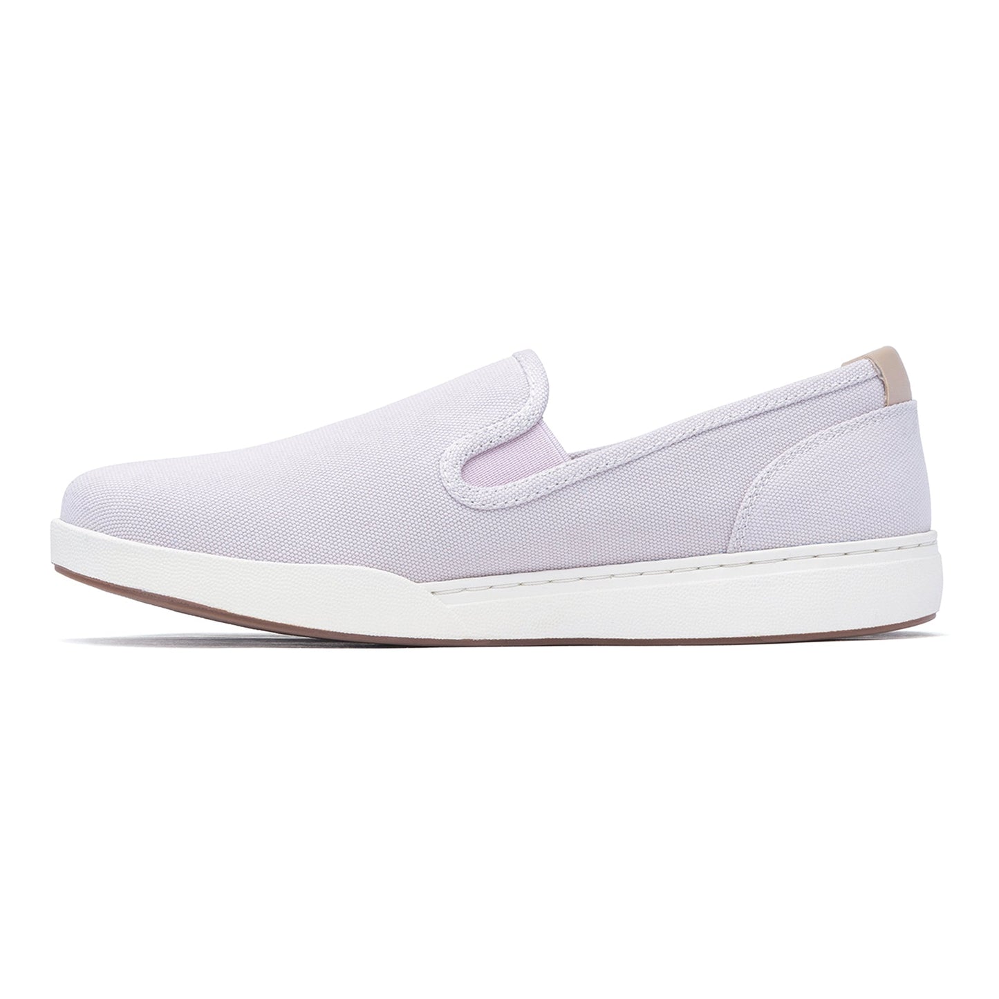 ABEO Footwear Encore Slip On Lilac Canvas