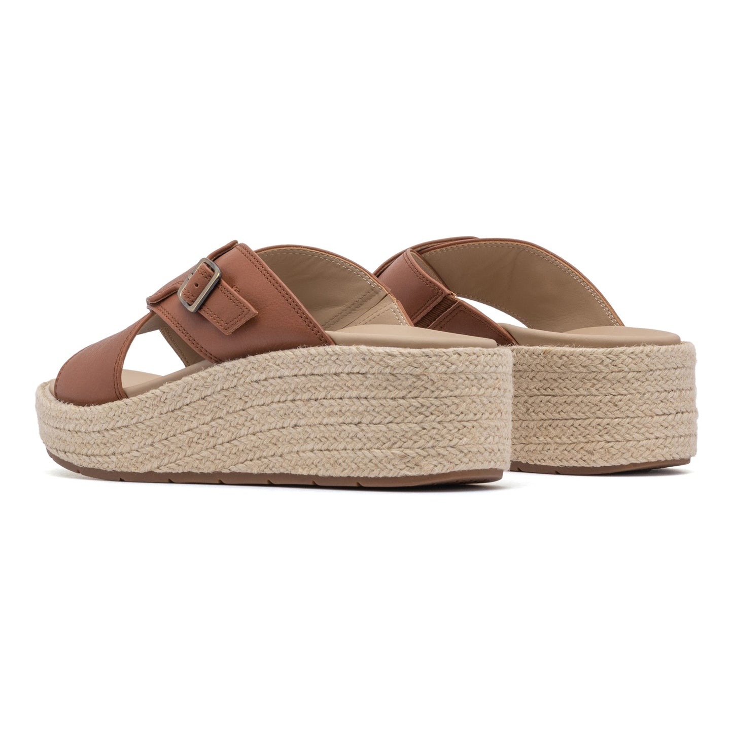 ABEO Footwear Solstice Cross Slide Metatarsal Dark Tan