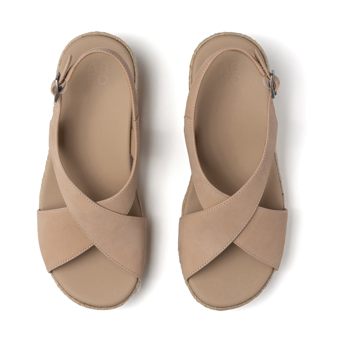 ABEO Footwear Riviera Cross Metatarsal Sand Leather