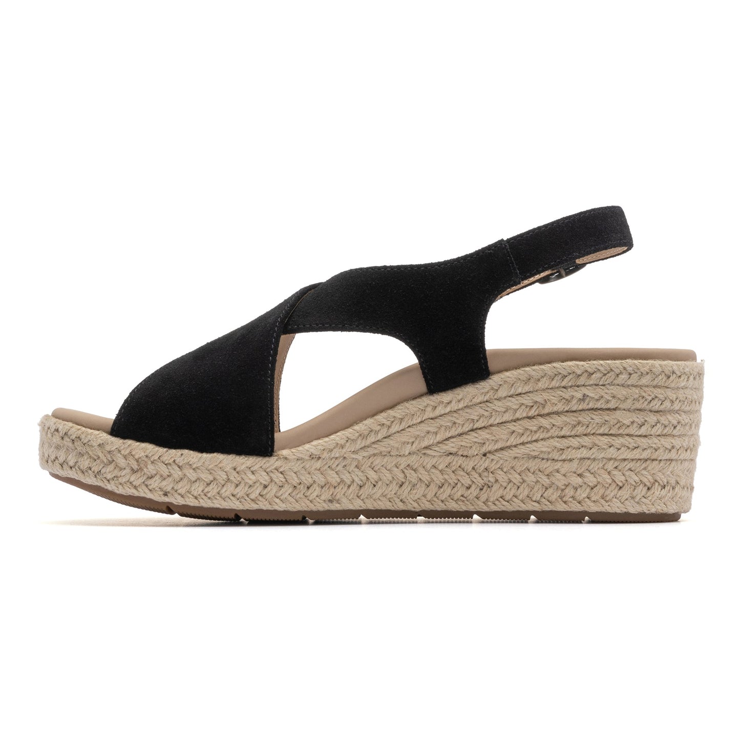 ABEO Footwear Riviera Cross Metatarsal Black Suede