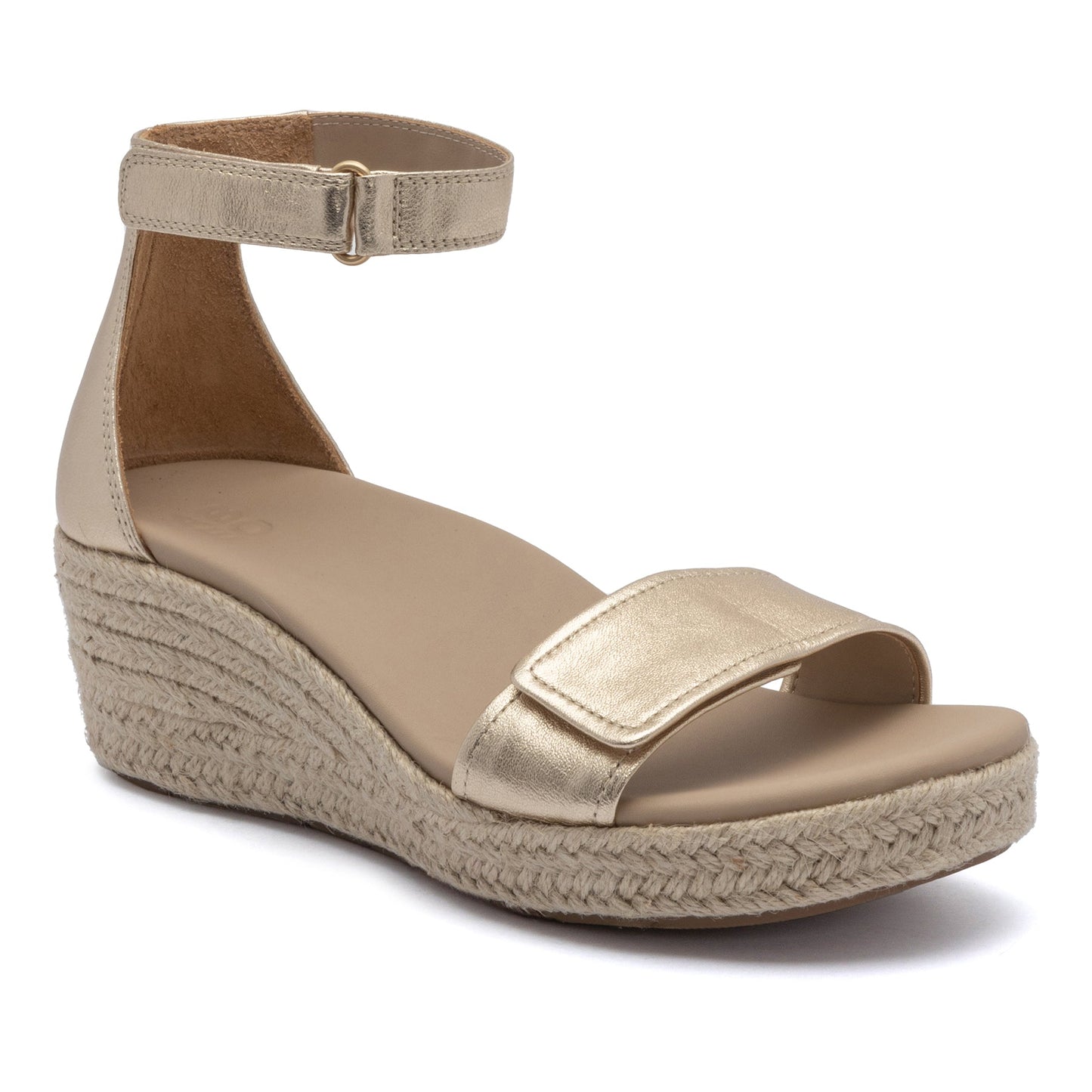 ABEO Footwear Riviera Ankle Sandal Metatarsal Light Gold Leather