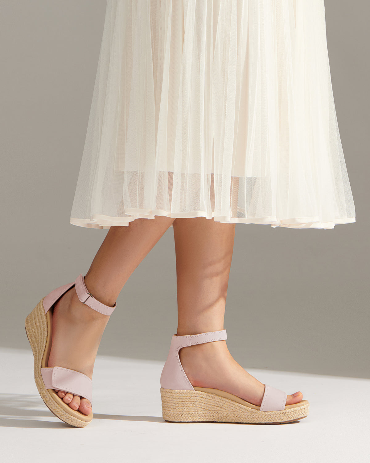 ABEO Footwear Riviera Ankle Sandal Metatarsal Pink Nubuck