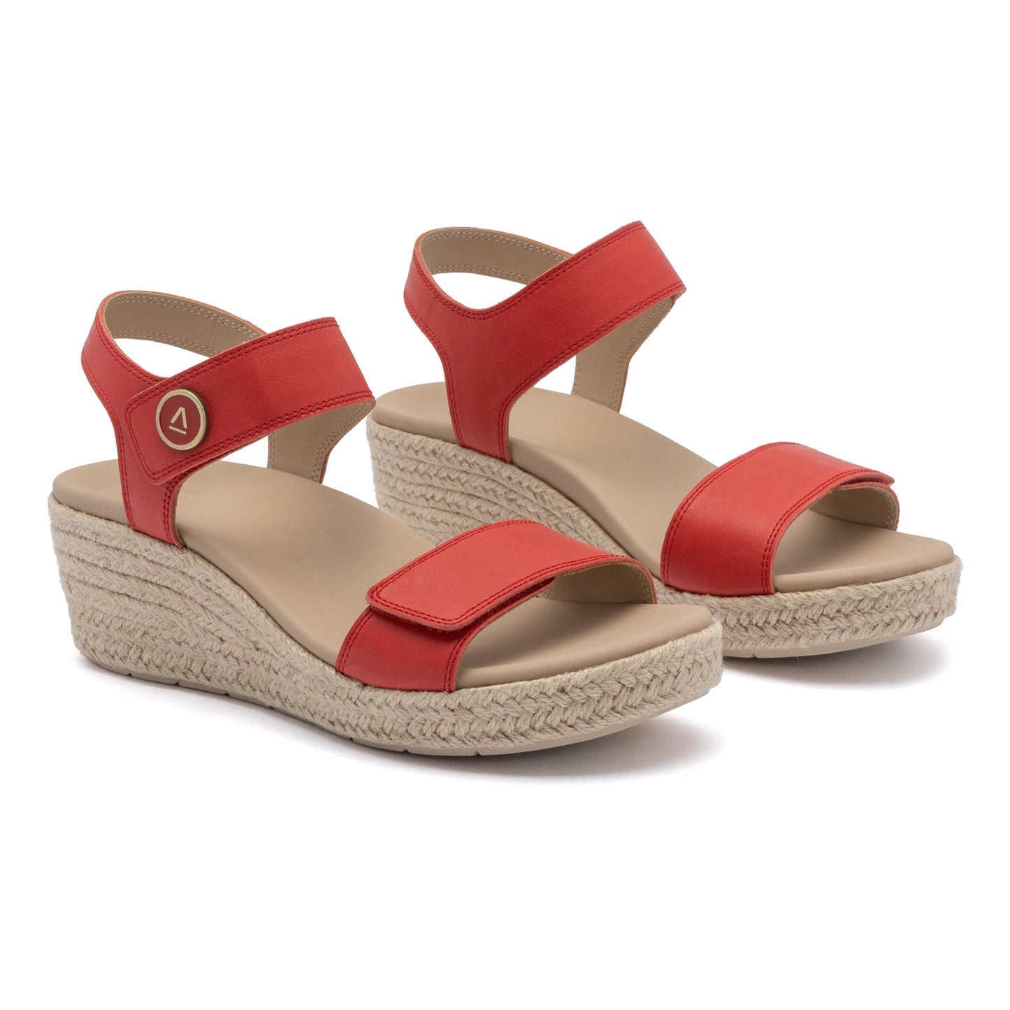 ABEO Footwear Riviera Strap Sandal Metatarsal Red