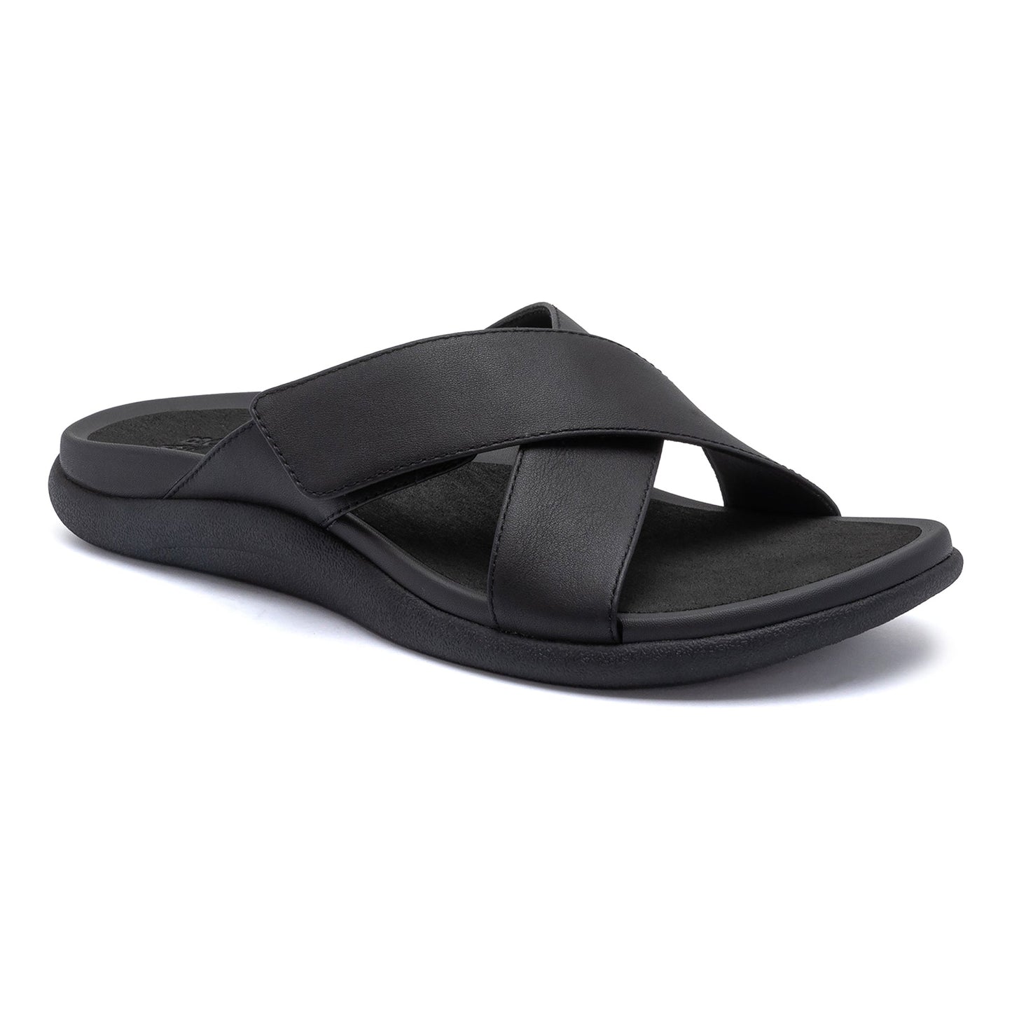 ABEO Footwear Laguna Slide Metatarsal Black Leather