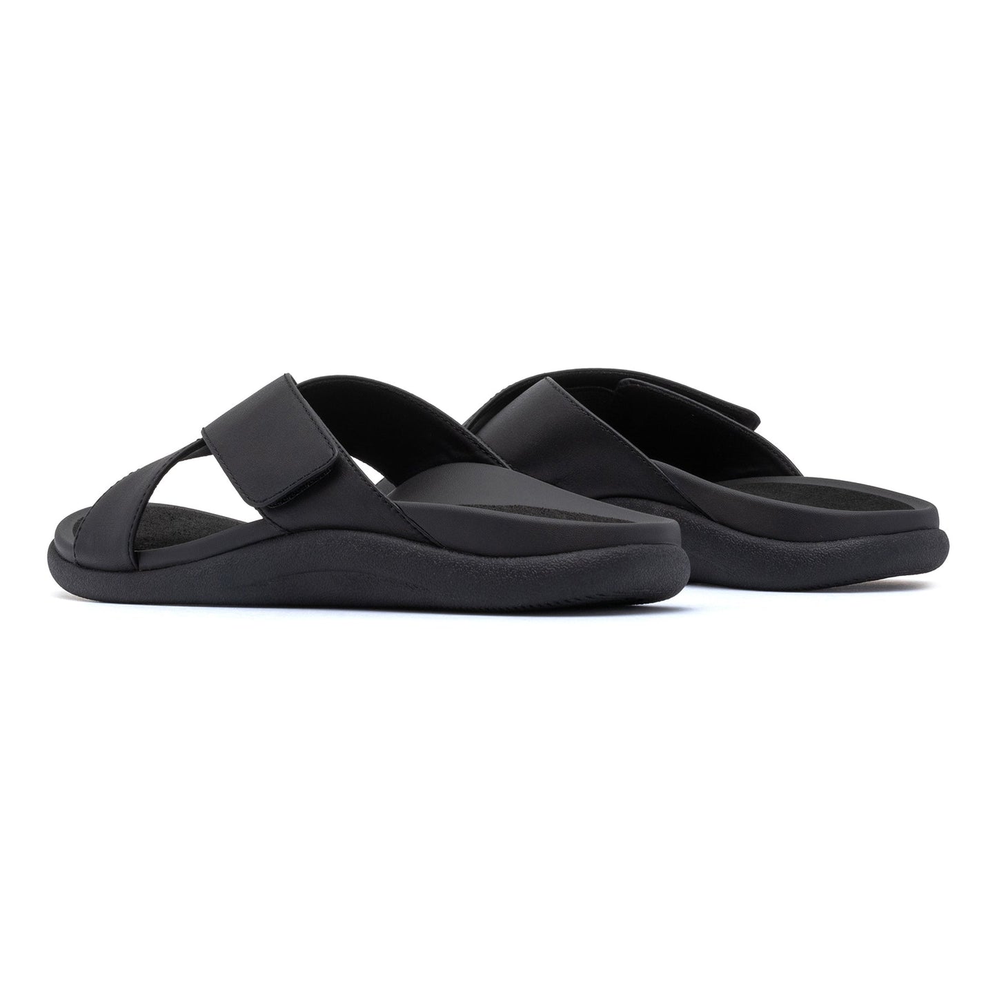 ABEO Footwear Laguna Slide Metatarsal Black Leather