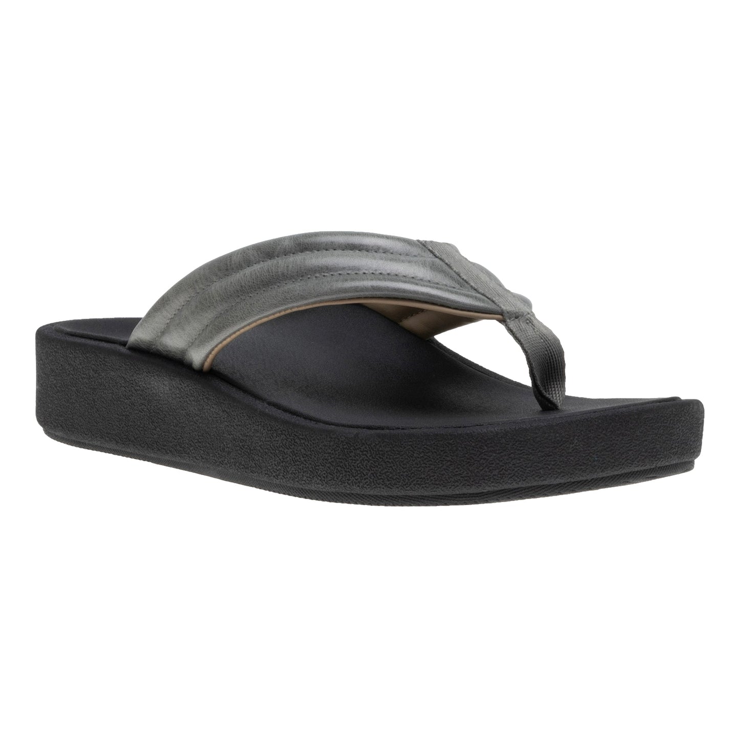 ABEO Footwear Paseo Thong Sandal Metatarsal Silver