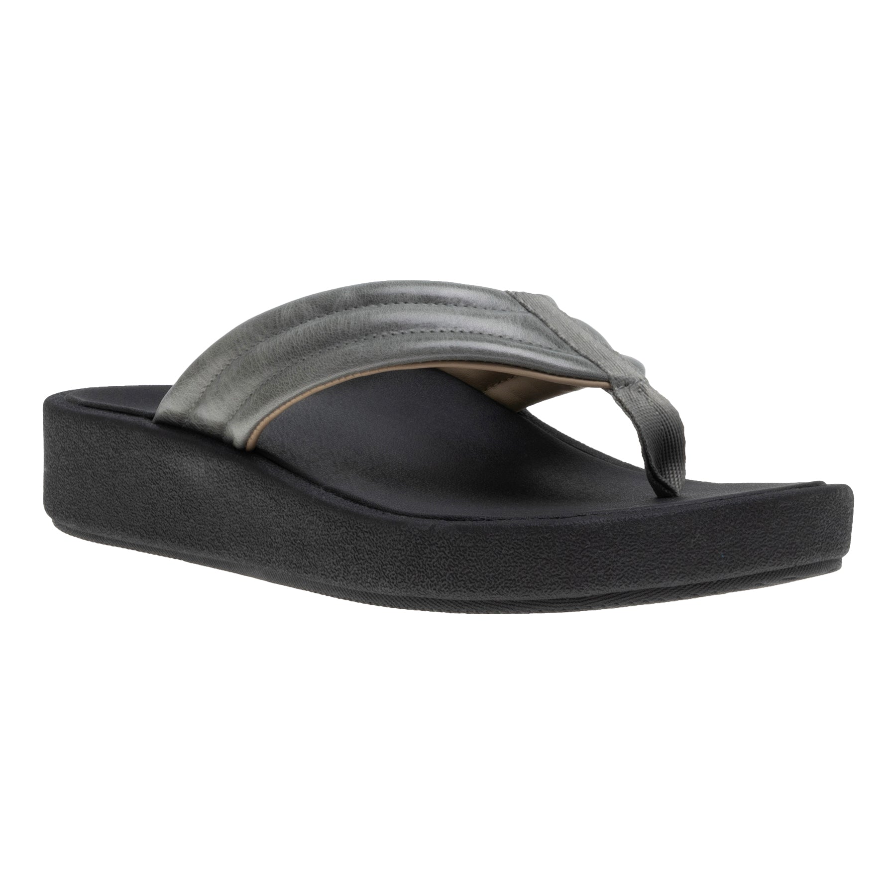 ABEO Footwear Paseo Thong Sandal Metatarsal Silver