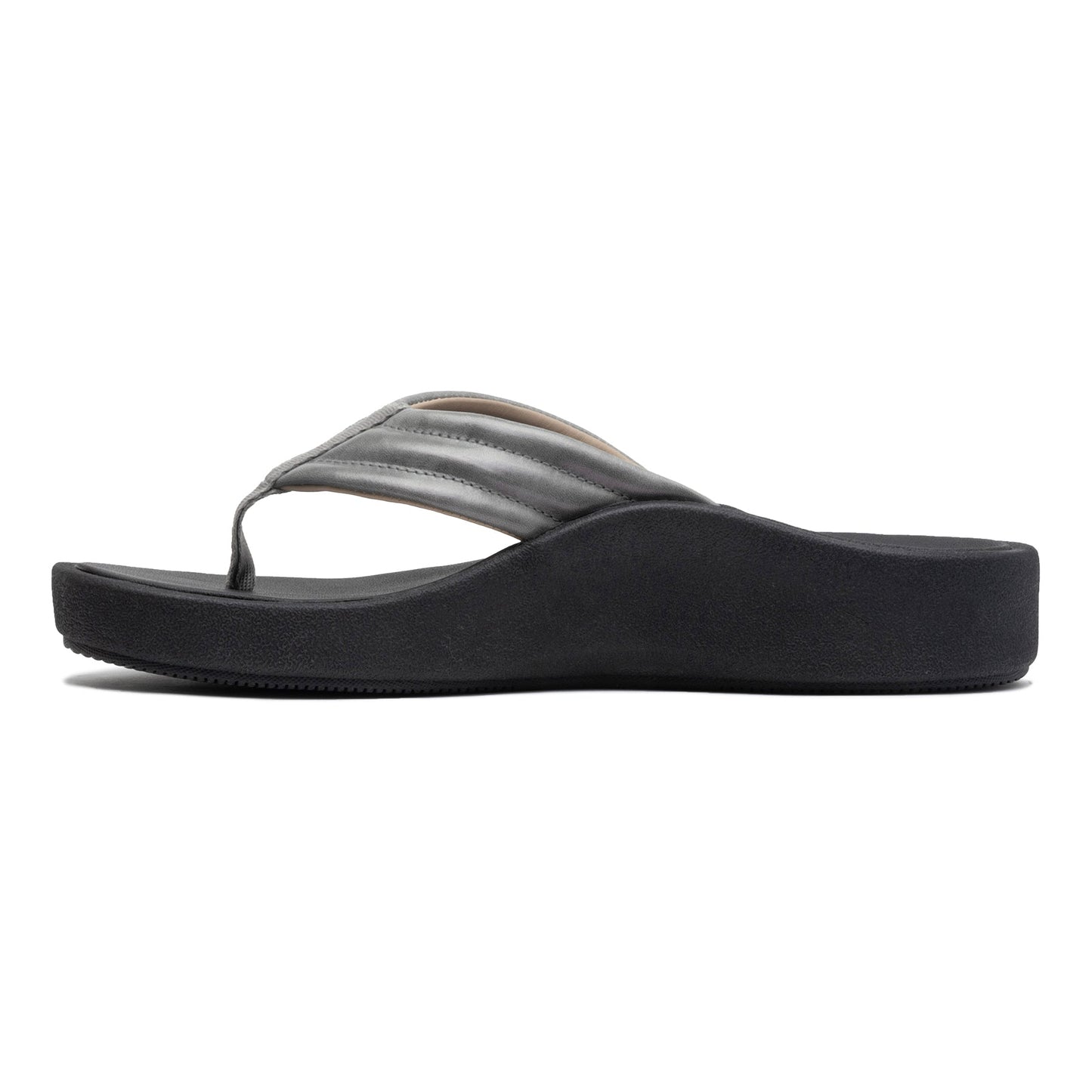 ABEO Footwear Paseo Thong Sandal Metatarsal Silver