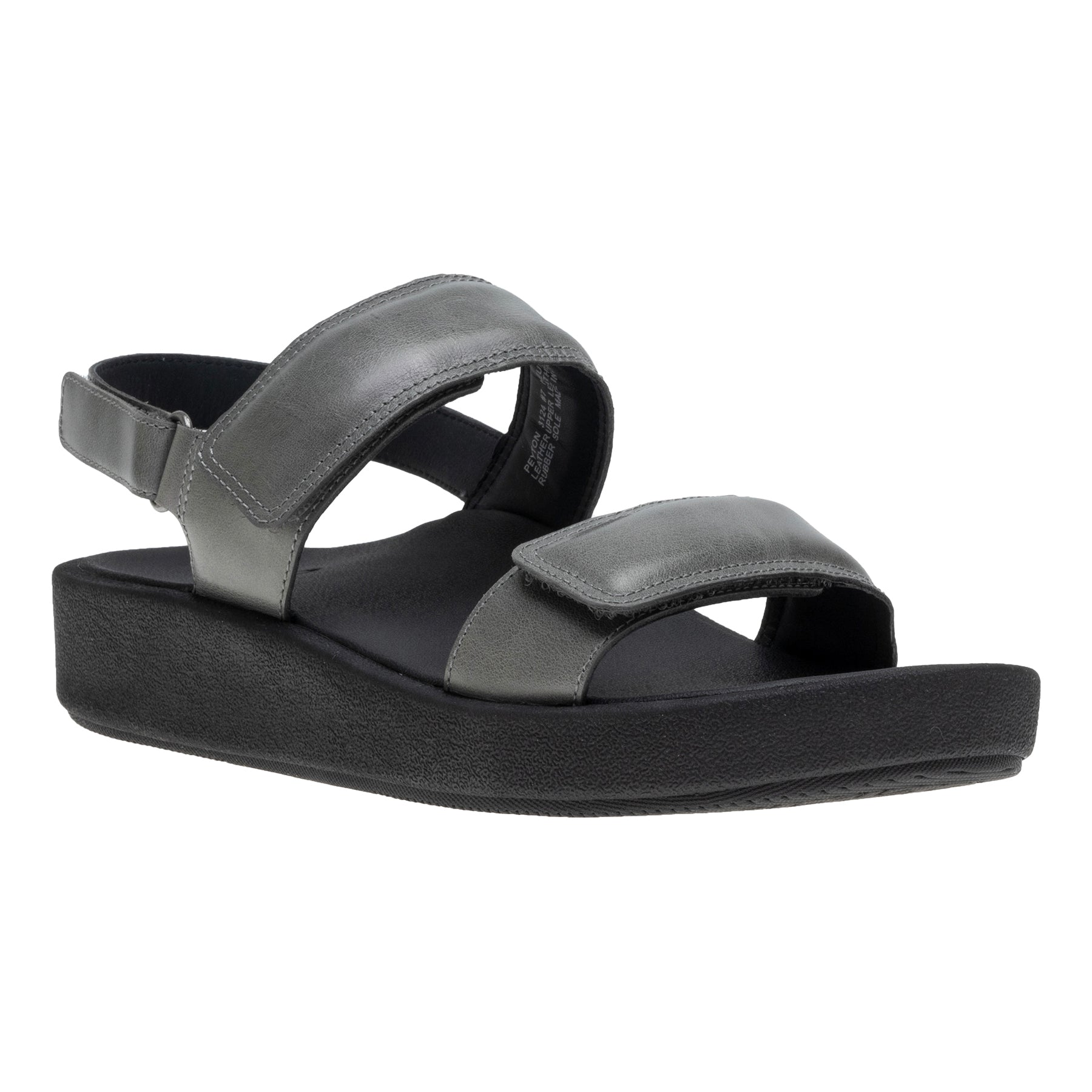 ABEO Footwear Paseo Sandal Metatarsal Pewter