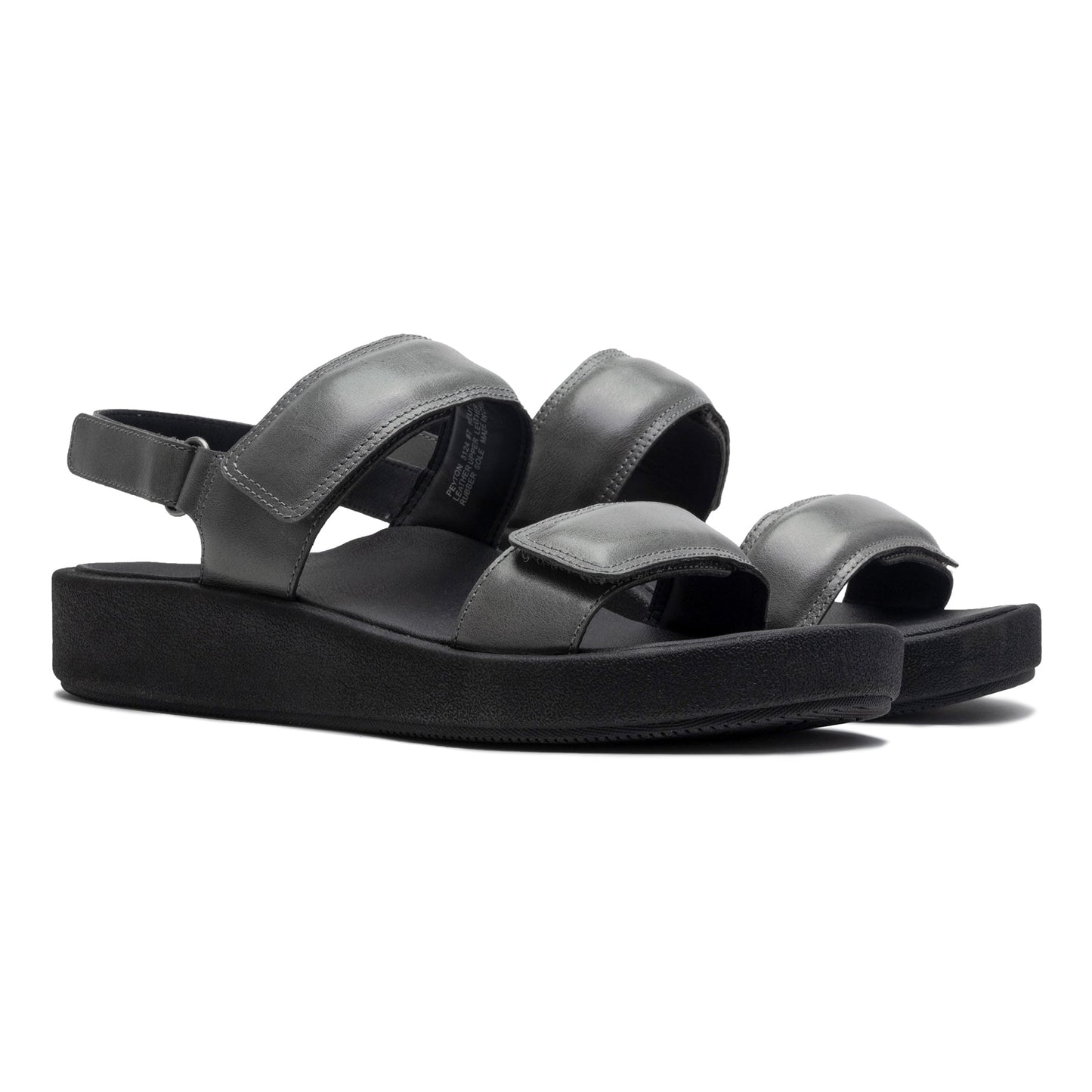 ABEO Footwear Paseo Sandal Metatarsal Pewter