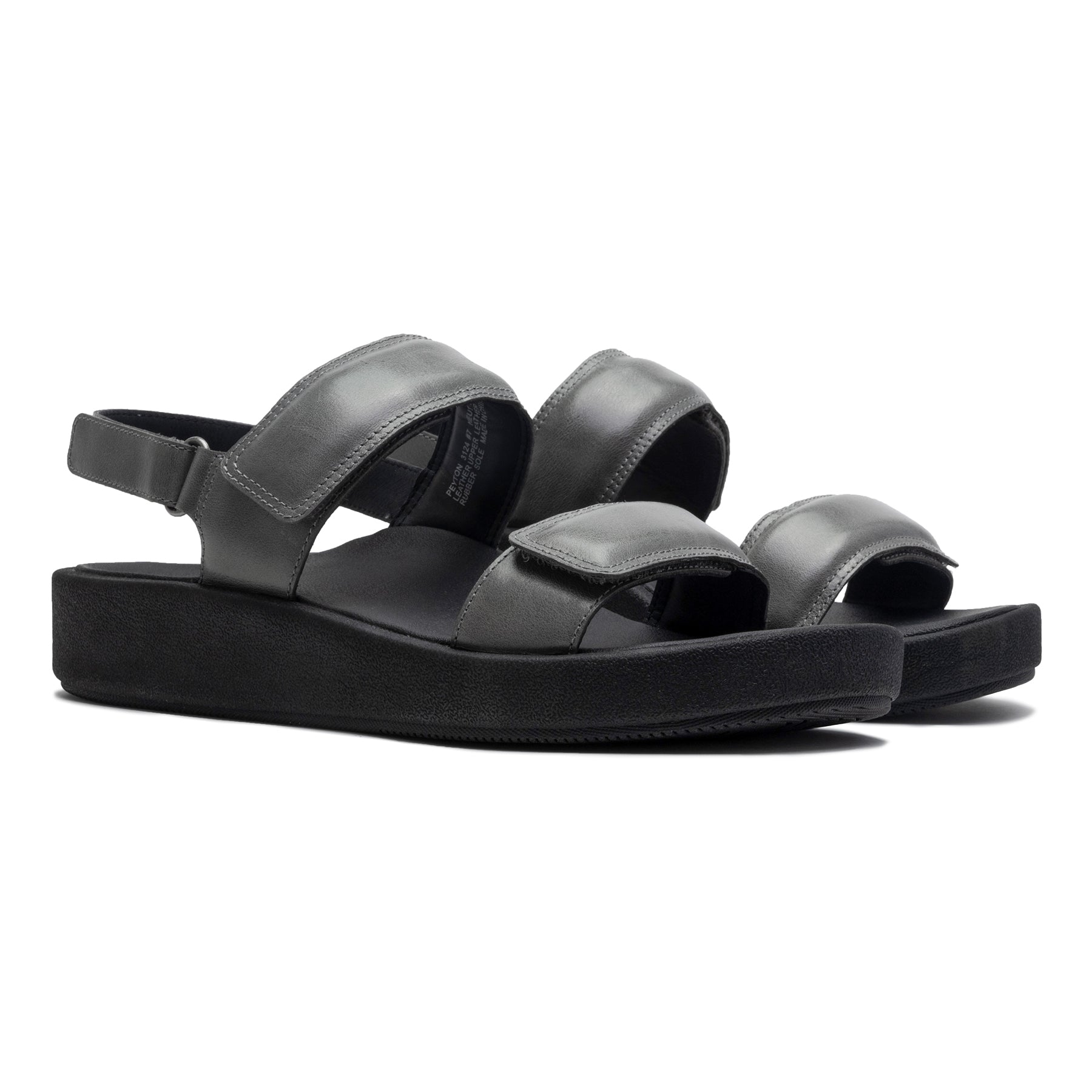 ABEO Footwear Paseo Sandal Metatarsal Pewter