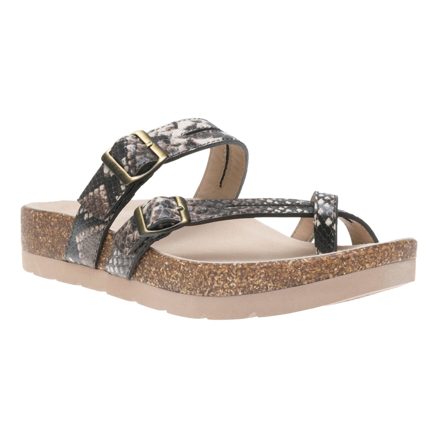 ABEO Footwear Lanai Thong Sandal Metatarsal Natural Snake