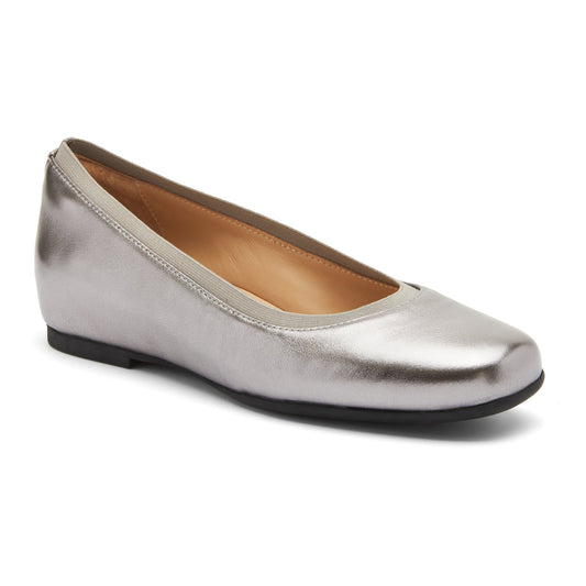 ABEO Footwear Cadence Ballet Dark Silver