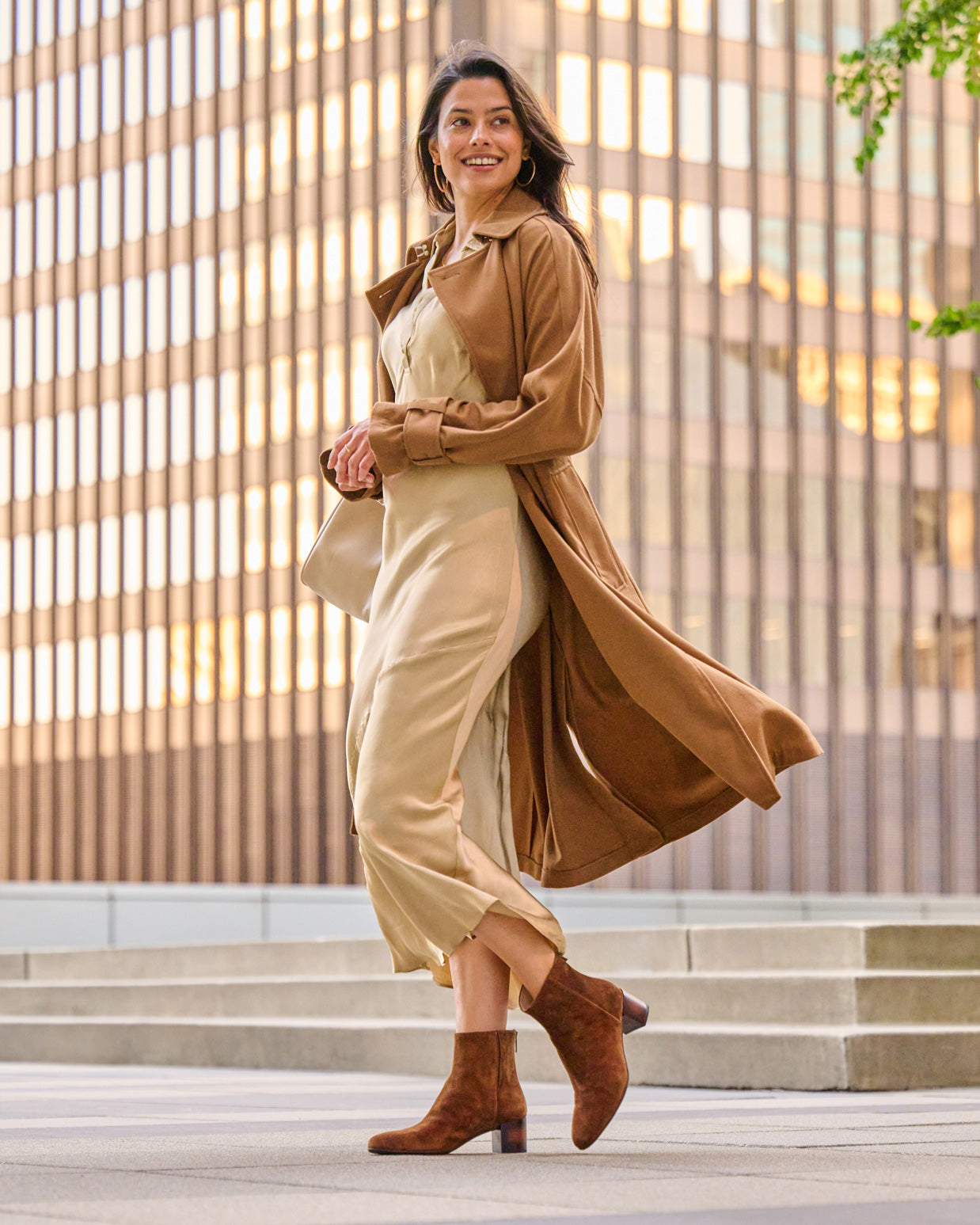 ABEO Footwear Plaza Back Zip Caramel