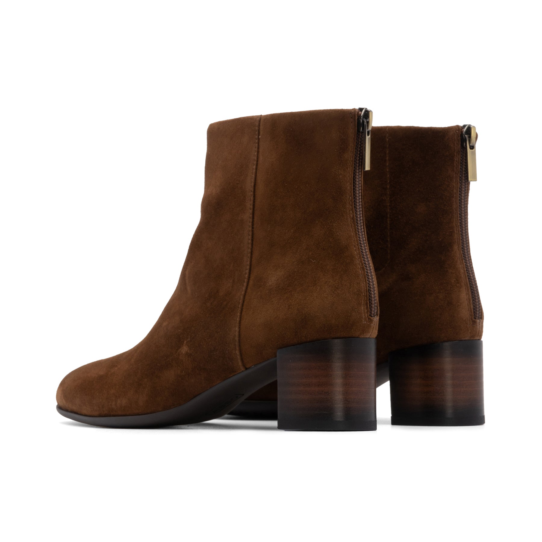 ABEO Footwear Plaza Back Zip Caramel